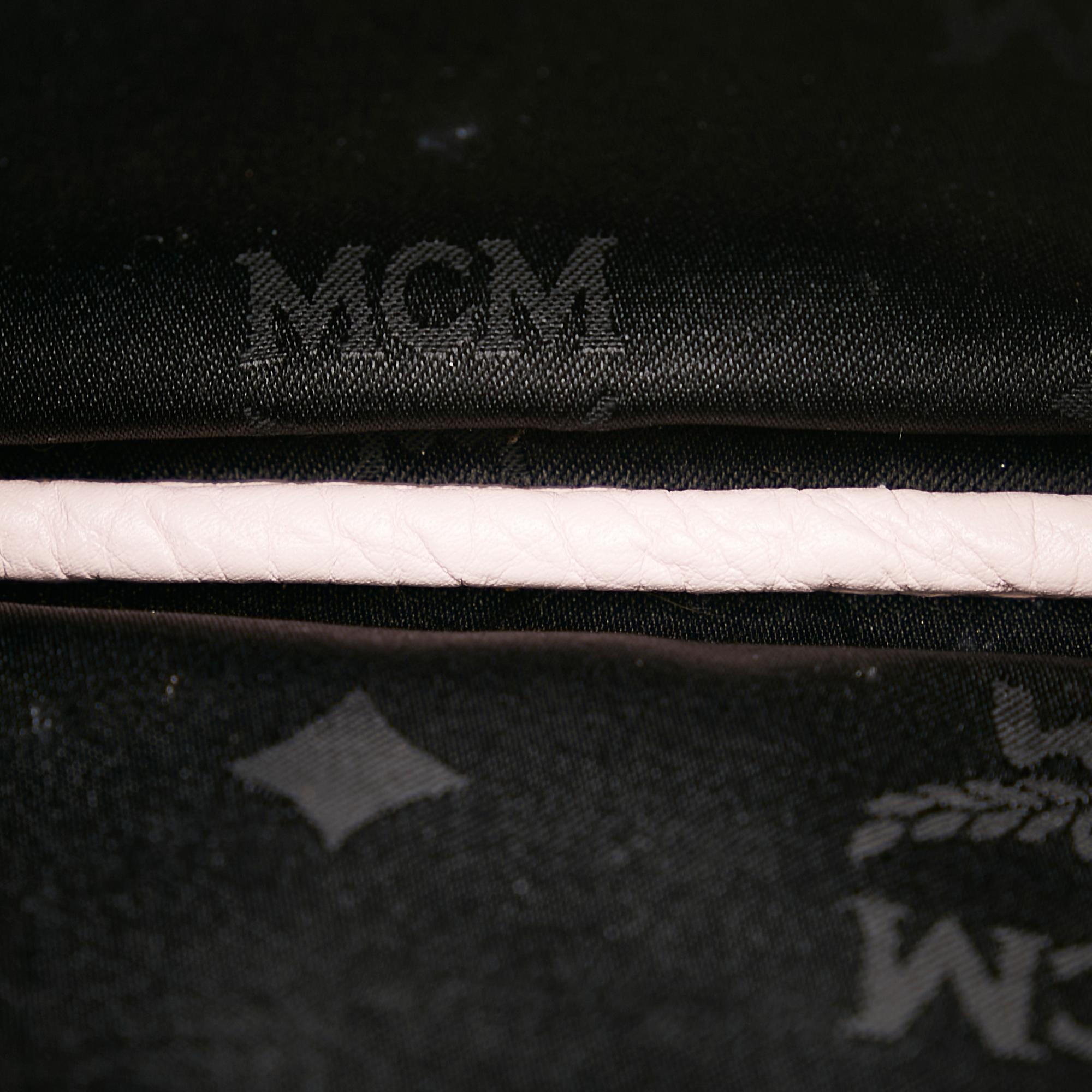 MCM Visetos Leather Baguette (SHG-28462)