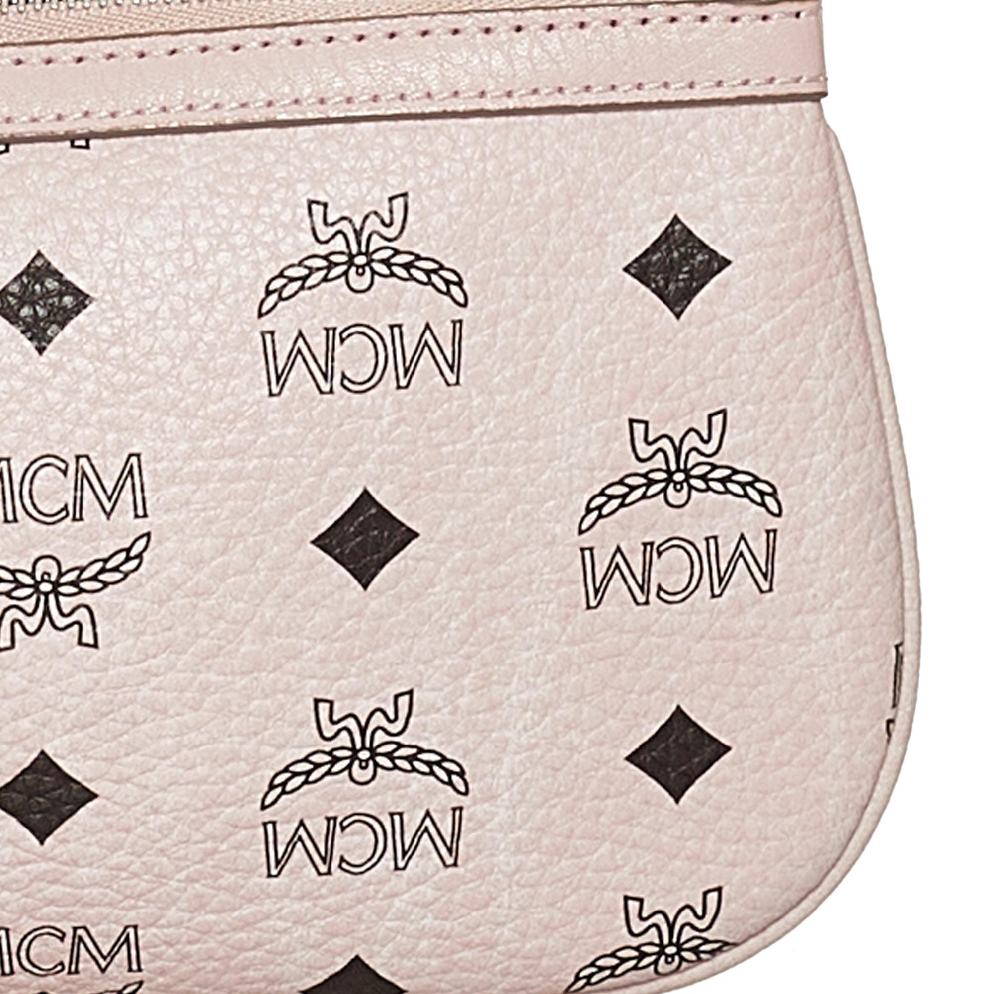 MCM Visetos Leather Baguette (SHG-28462)