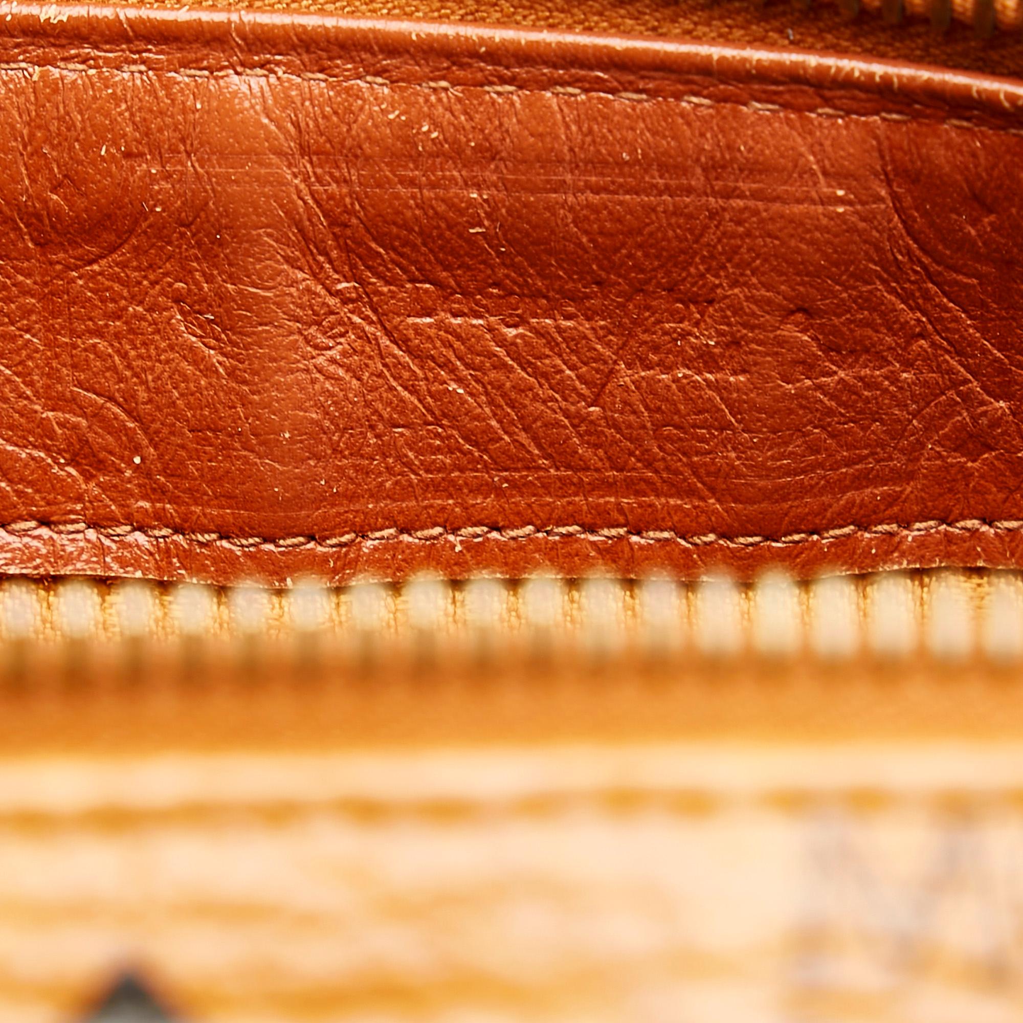 MCM Visetos Leather Boston (SHG-26987)