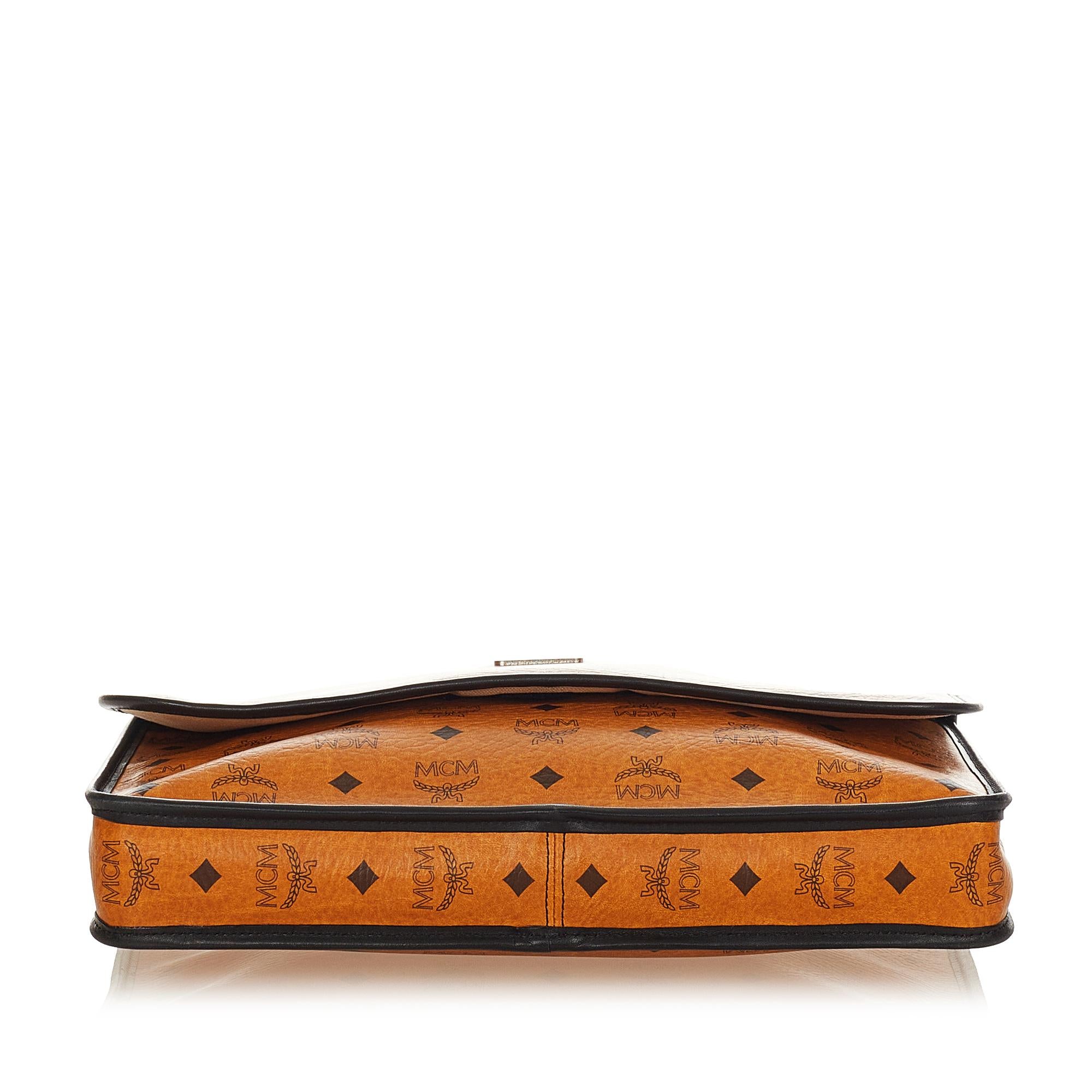 MCM Visetos Leather Clutch Bag (SHG-26065)