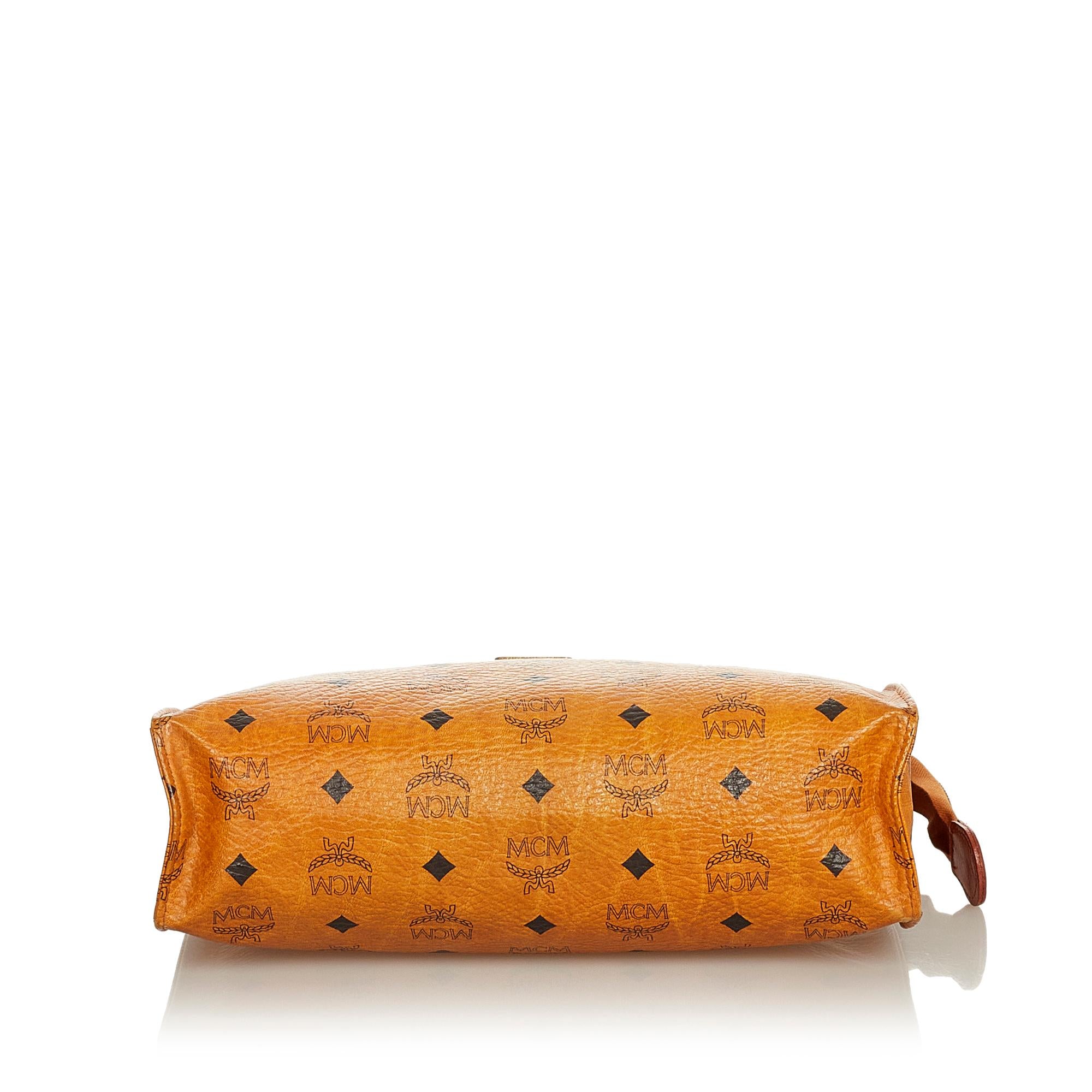 MCM Visetos Leather Clutch Bag (SHG-27525)