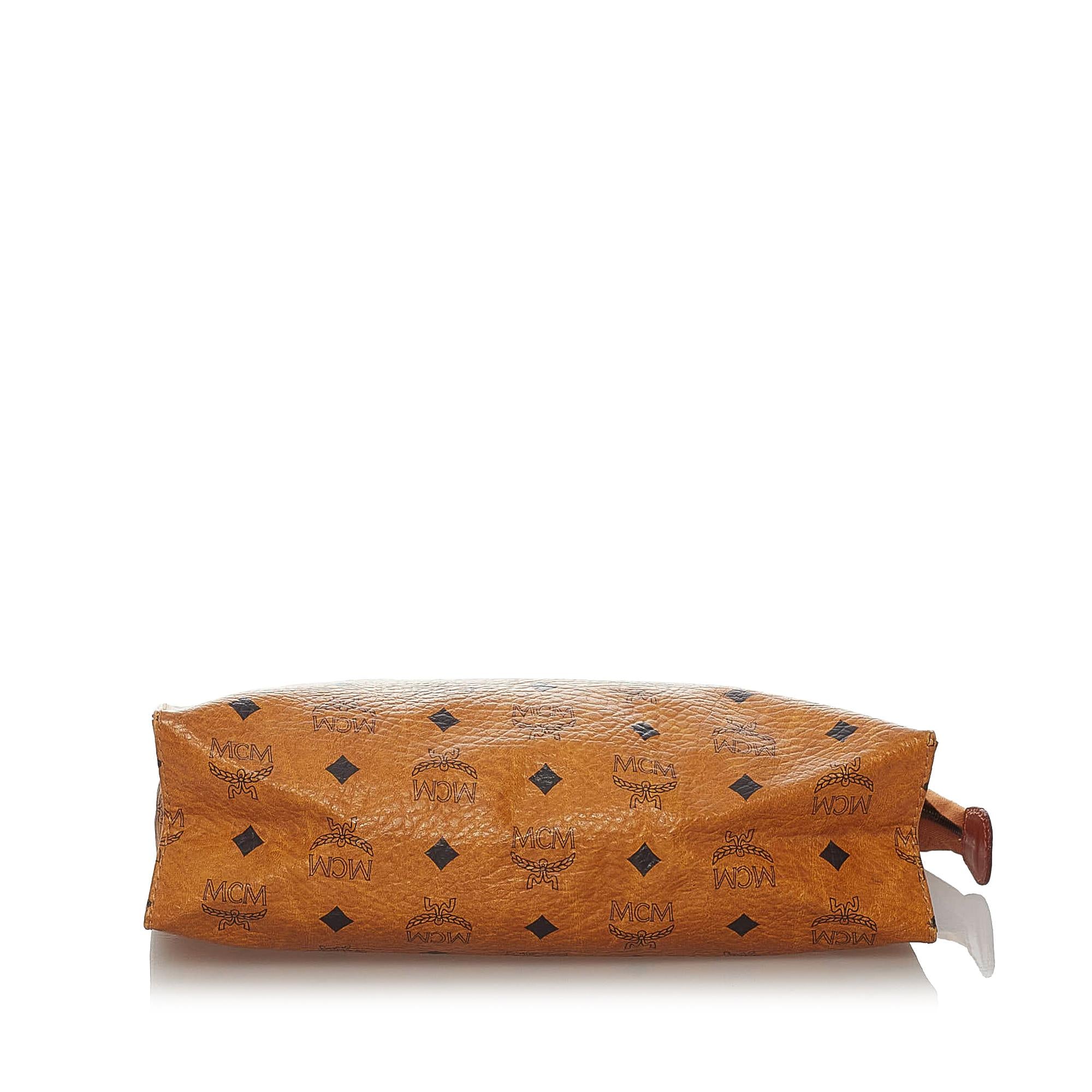 MCM Visetos Leather Clutch Bag (SHG-27806)