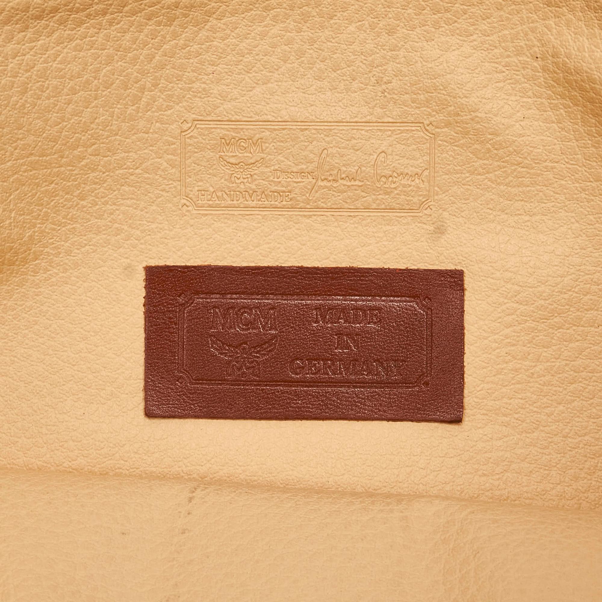 MCM Visetos Leather Clutch Bag (SHG-27806)