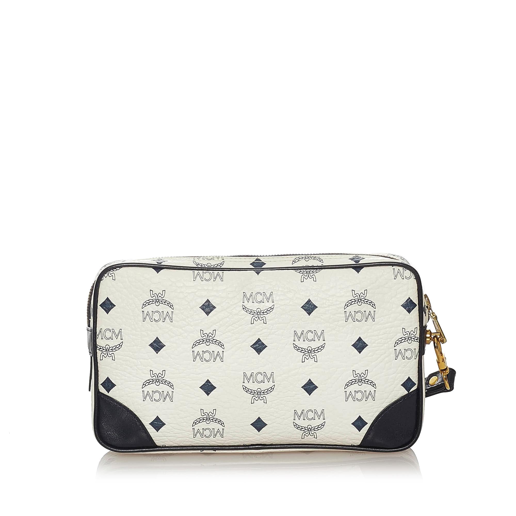 MCM Visetos Leather Clutch Bag (SHG-27807)