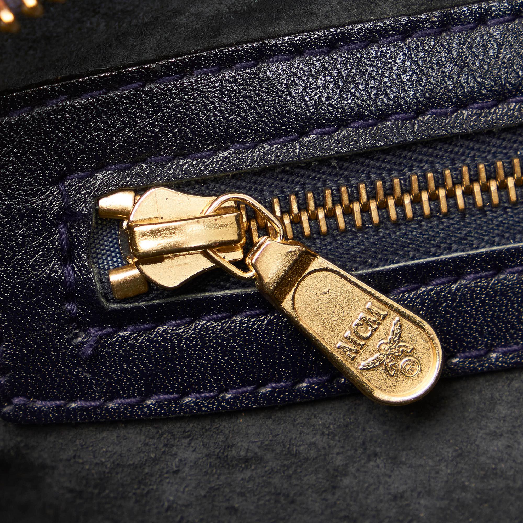 MCM Visetos Leather Clutch Bag (SHG-27807)