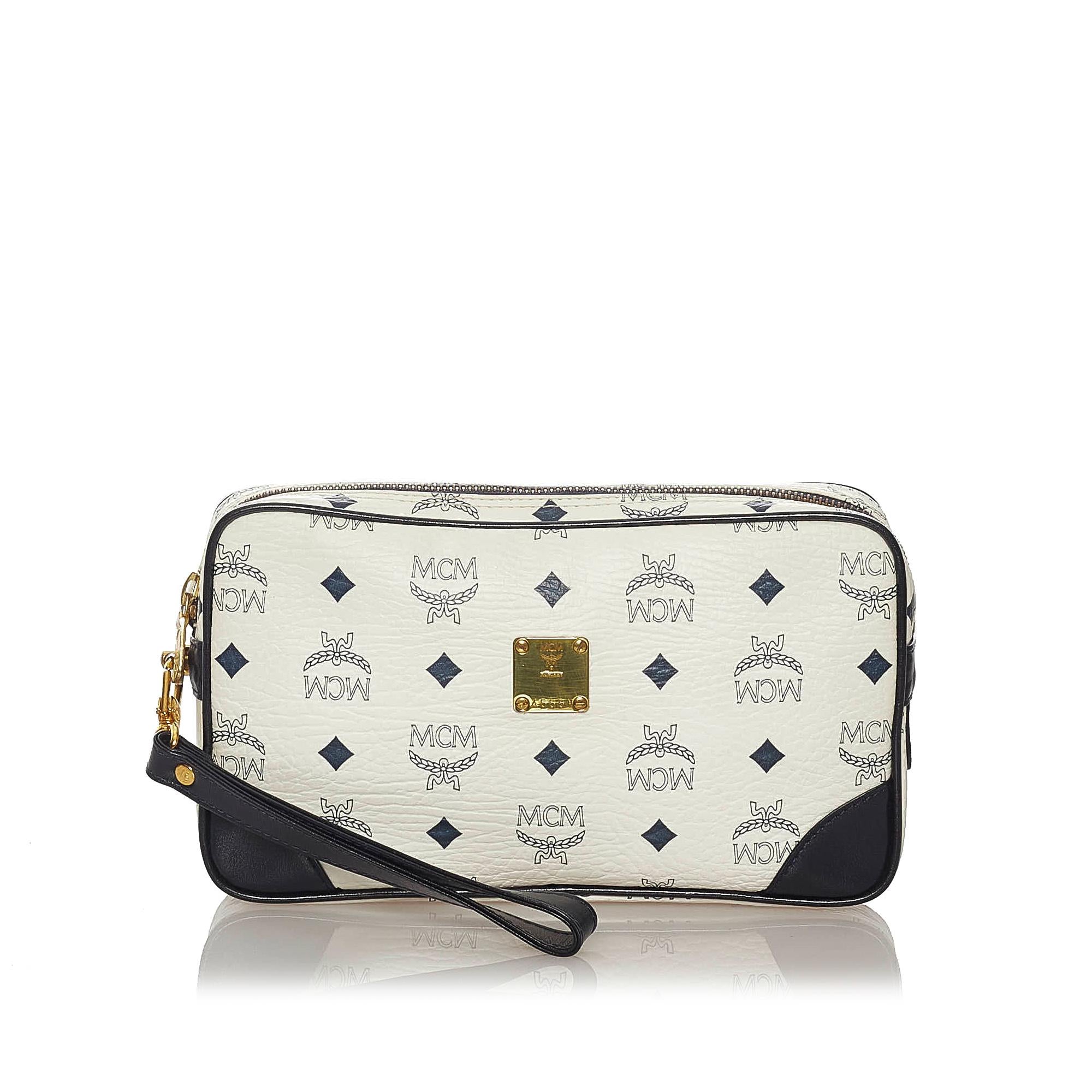 MCM Visetos Leather Clutch Bag (SHG-27807)