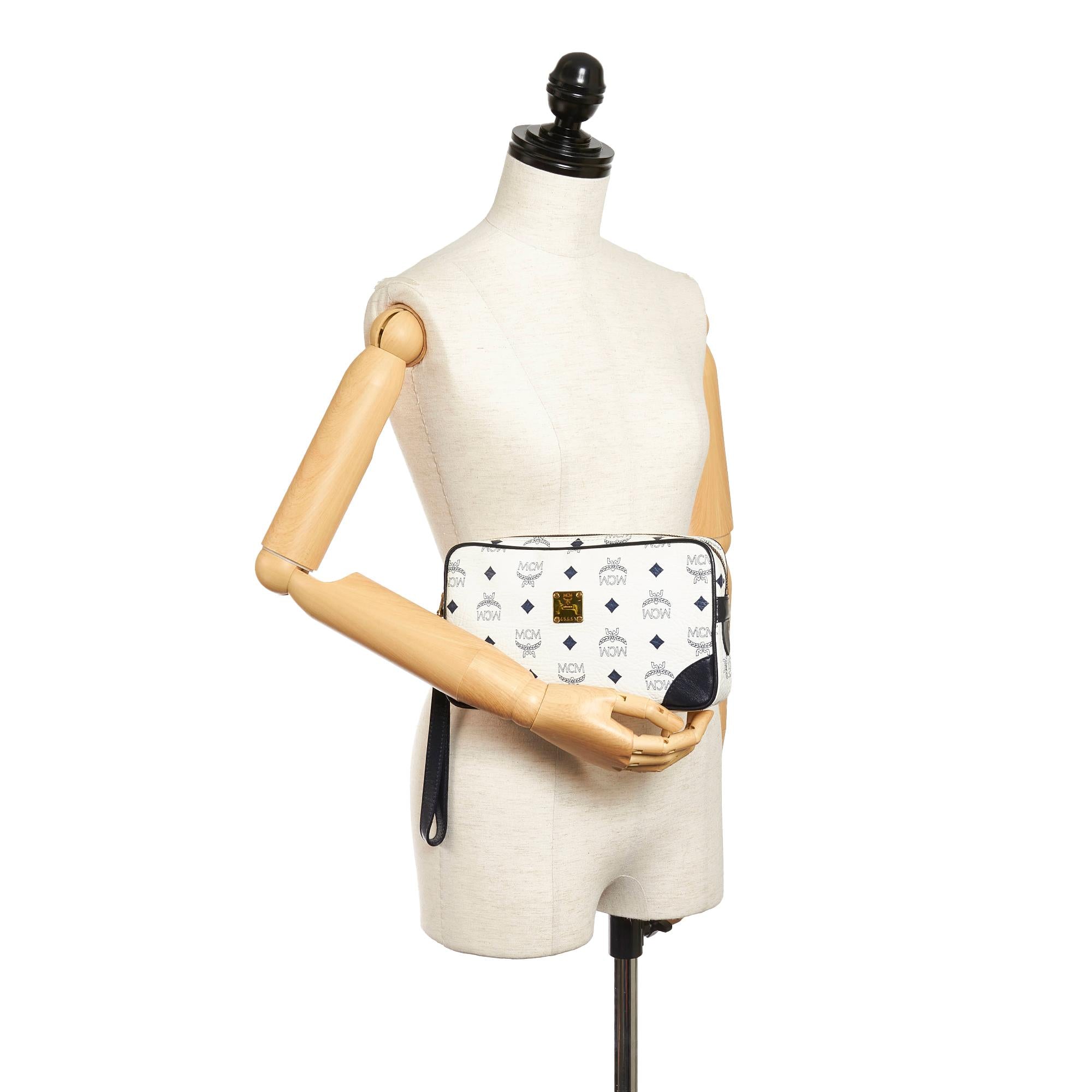 MCM Visetos Leather Clutch Bag (SHG-27807)