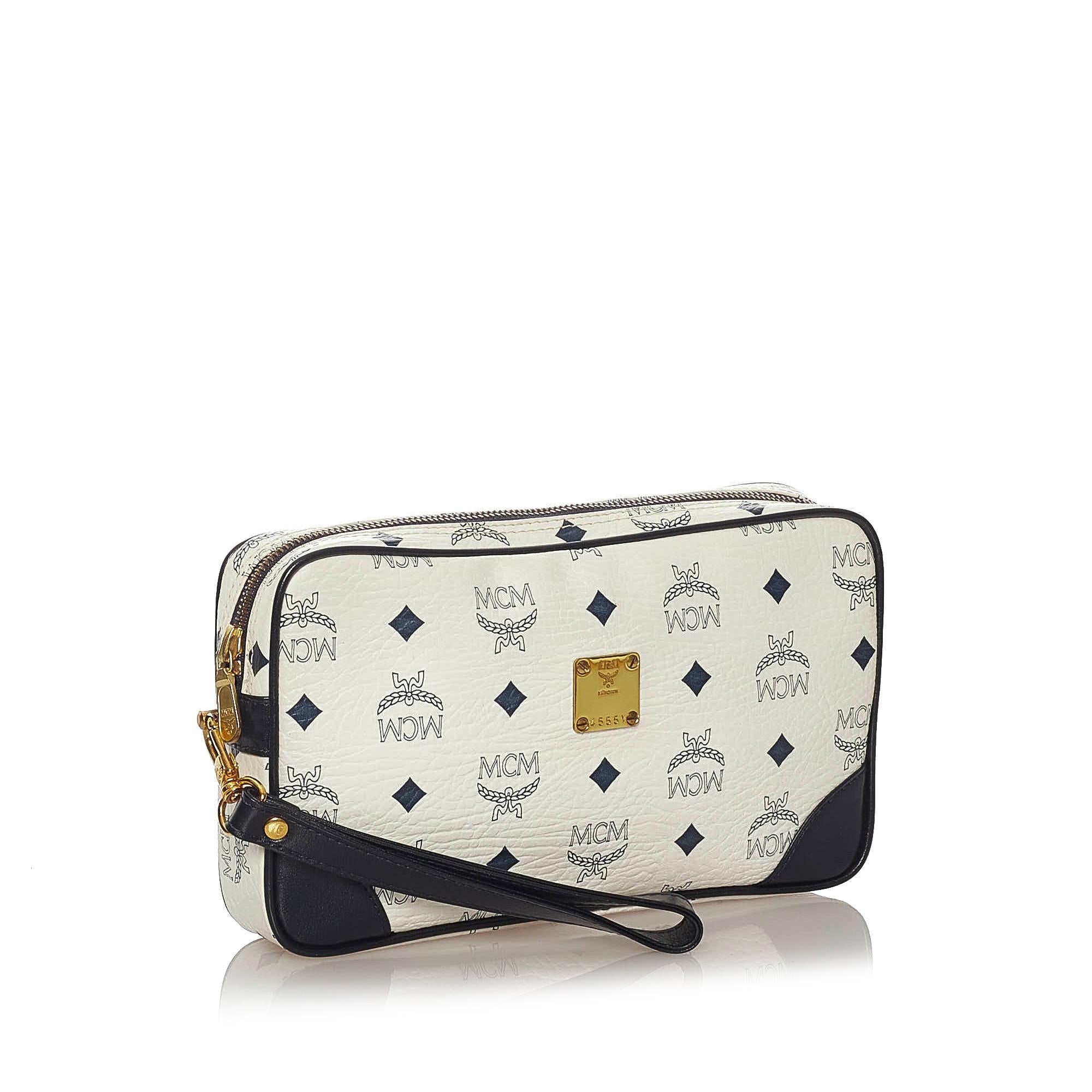 MCM Visetos Leather Clutch Bag (SHG-27807)