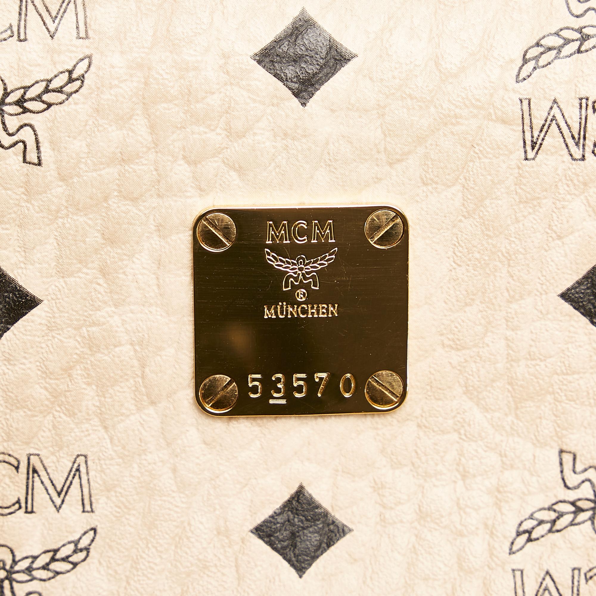 MCM Visetos Leather Clutch Bag (SHG-32262)