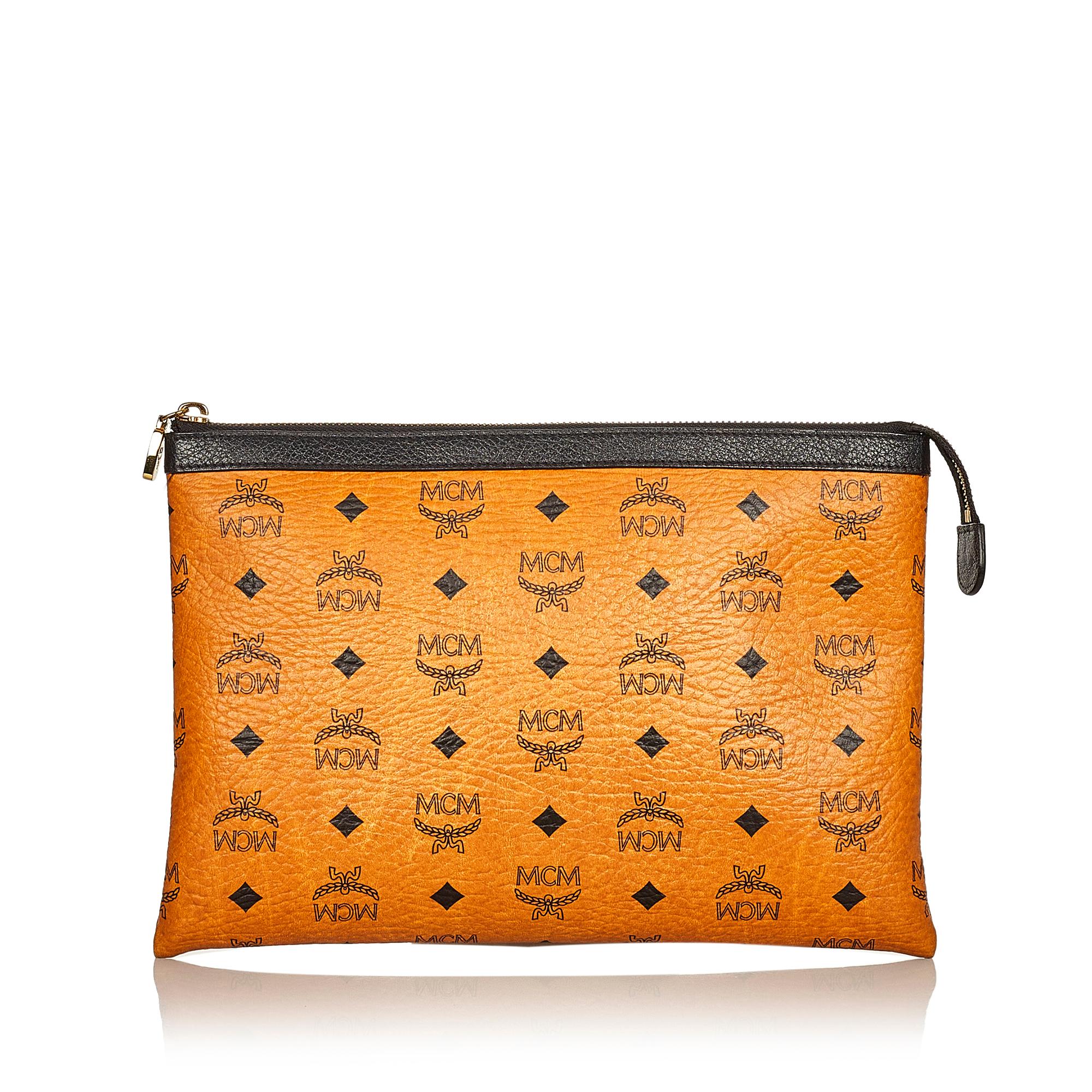 MCM Visetos Leather Clutch (SHG-25243)