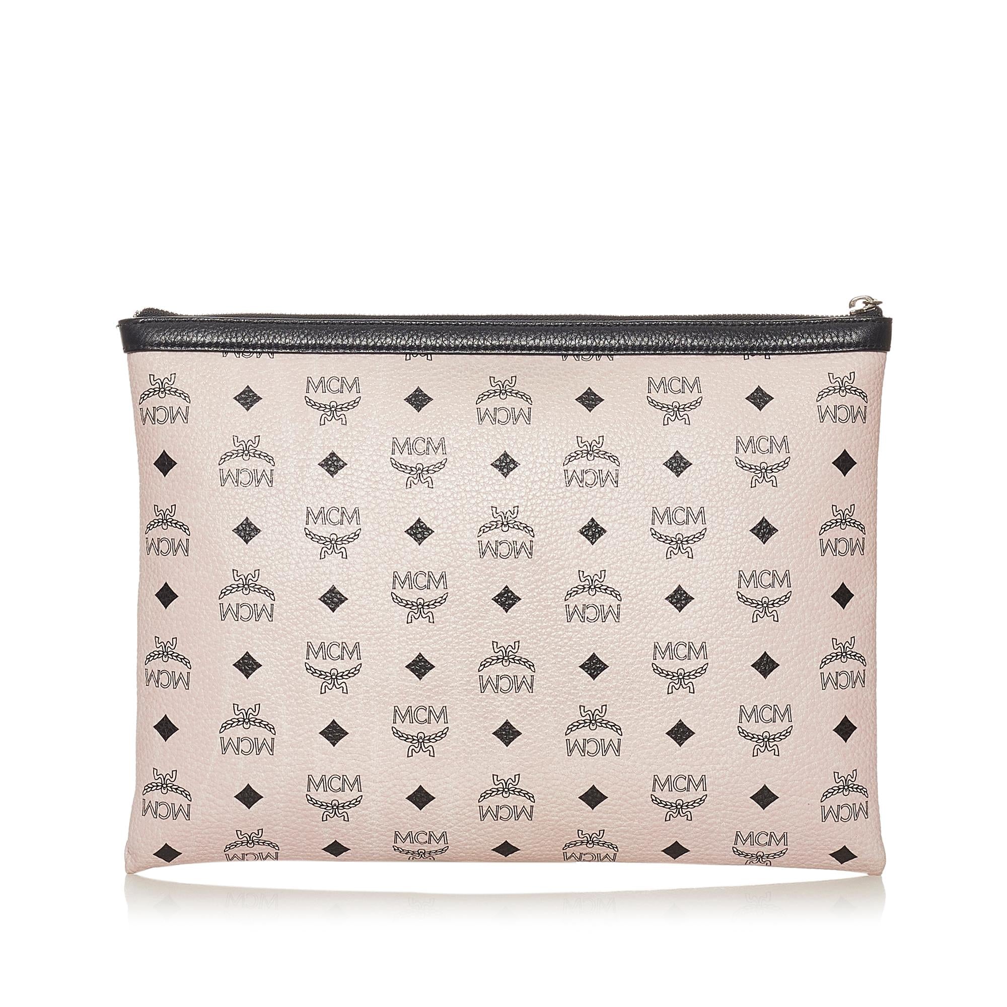 MCM Visetos Leather Clutch (SHG-27508)