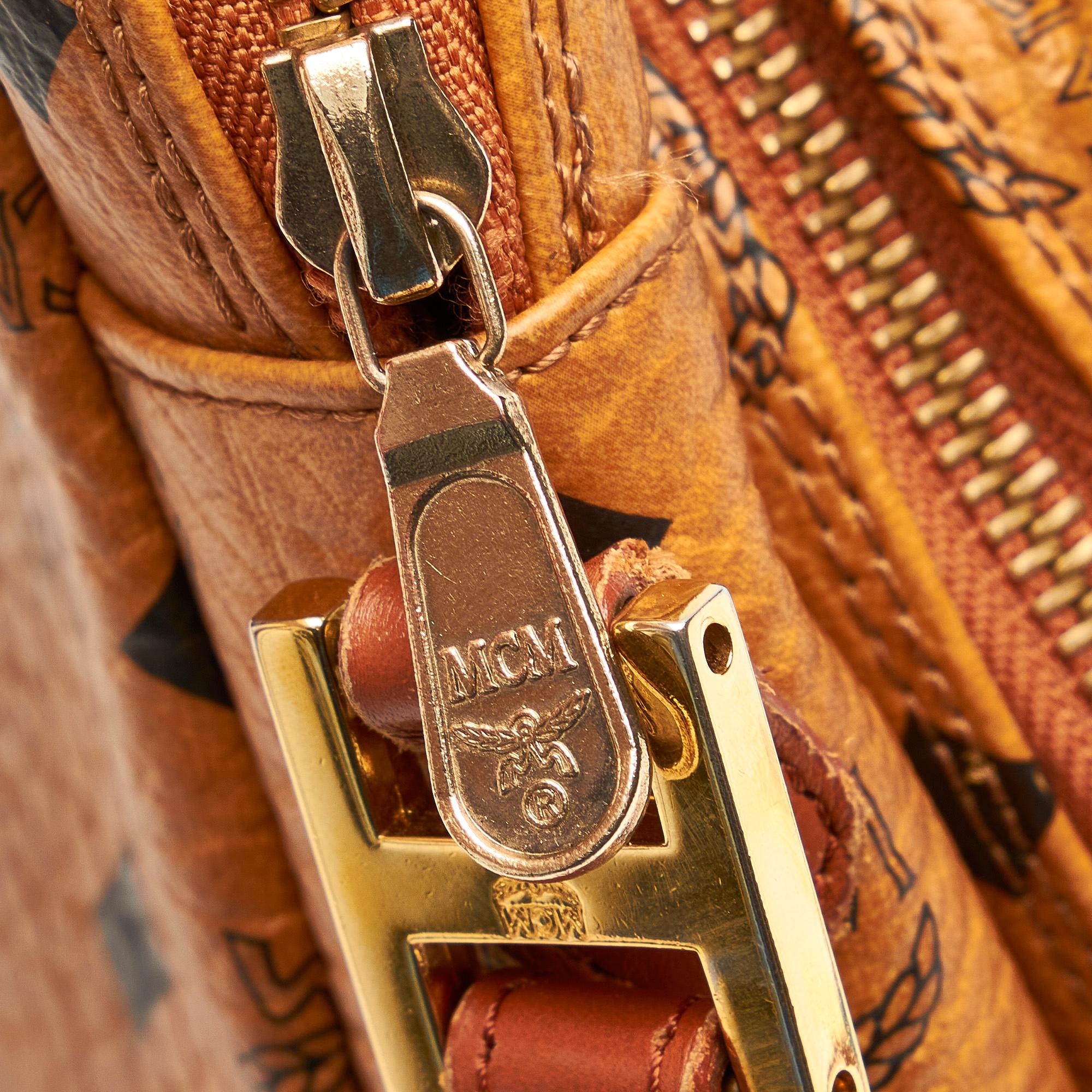 MCM Visetos Leather Crossbody Bag (SHG-25550)