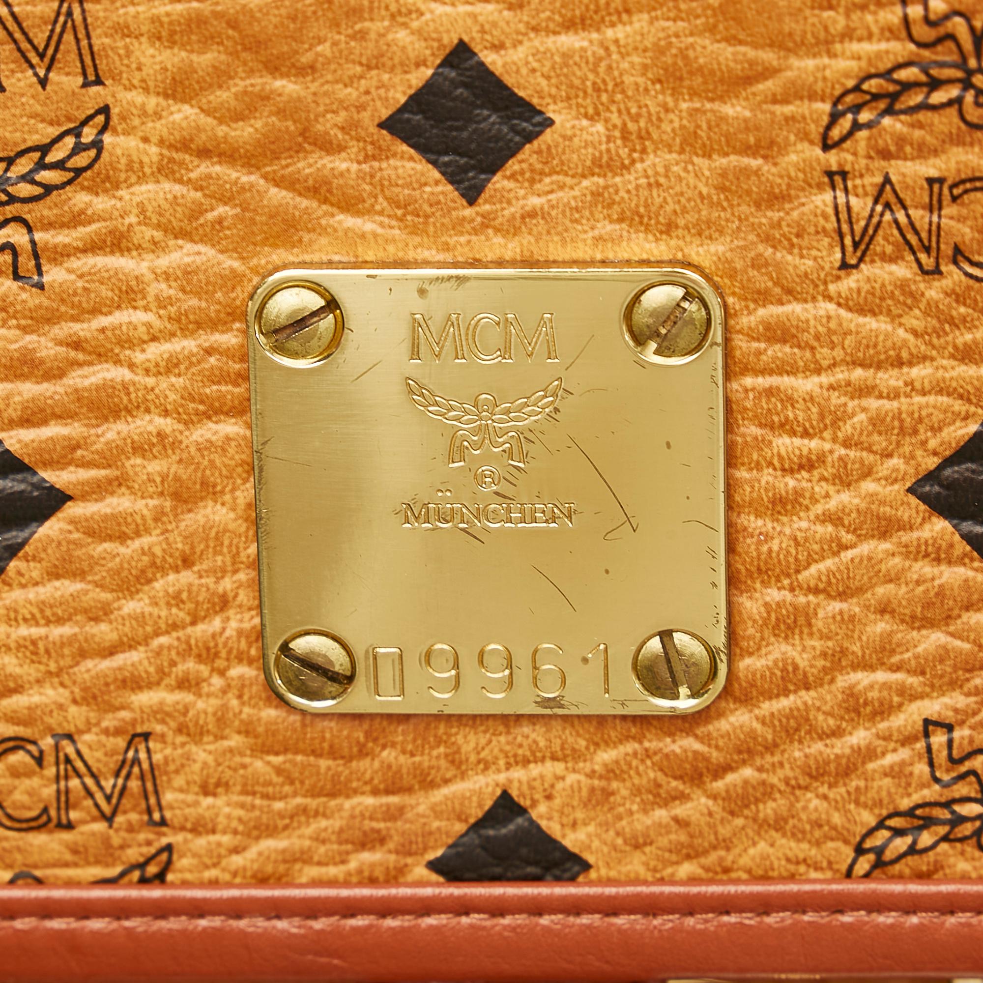 MCM Visetos Leather Crossbody Bag (SHG-28287)