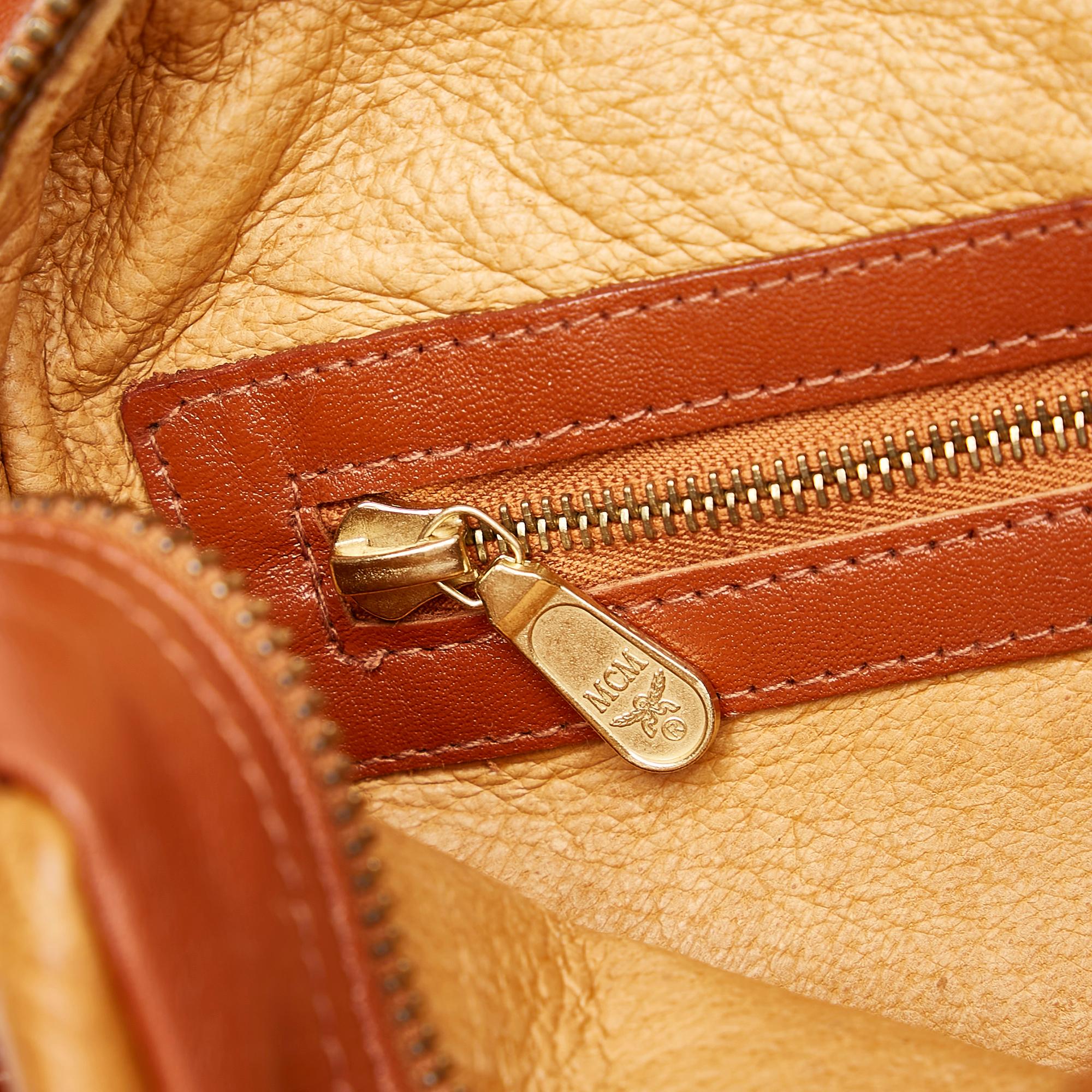 MCM Visetos Leather Crossbody Bag (SHG-28287)