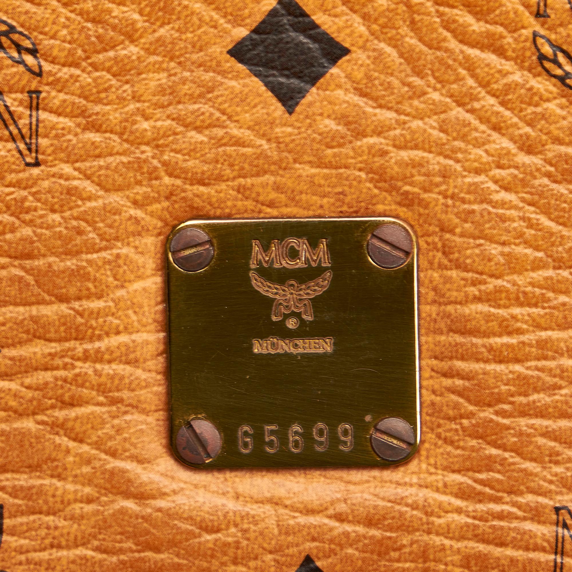 MCM Visetos Leather Crossbody Bag (SHG-28410)