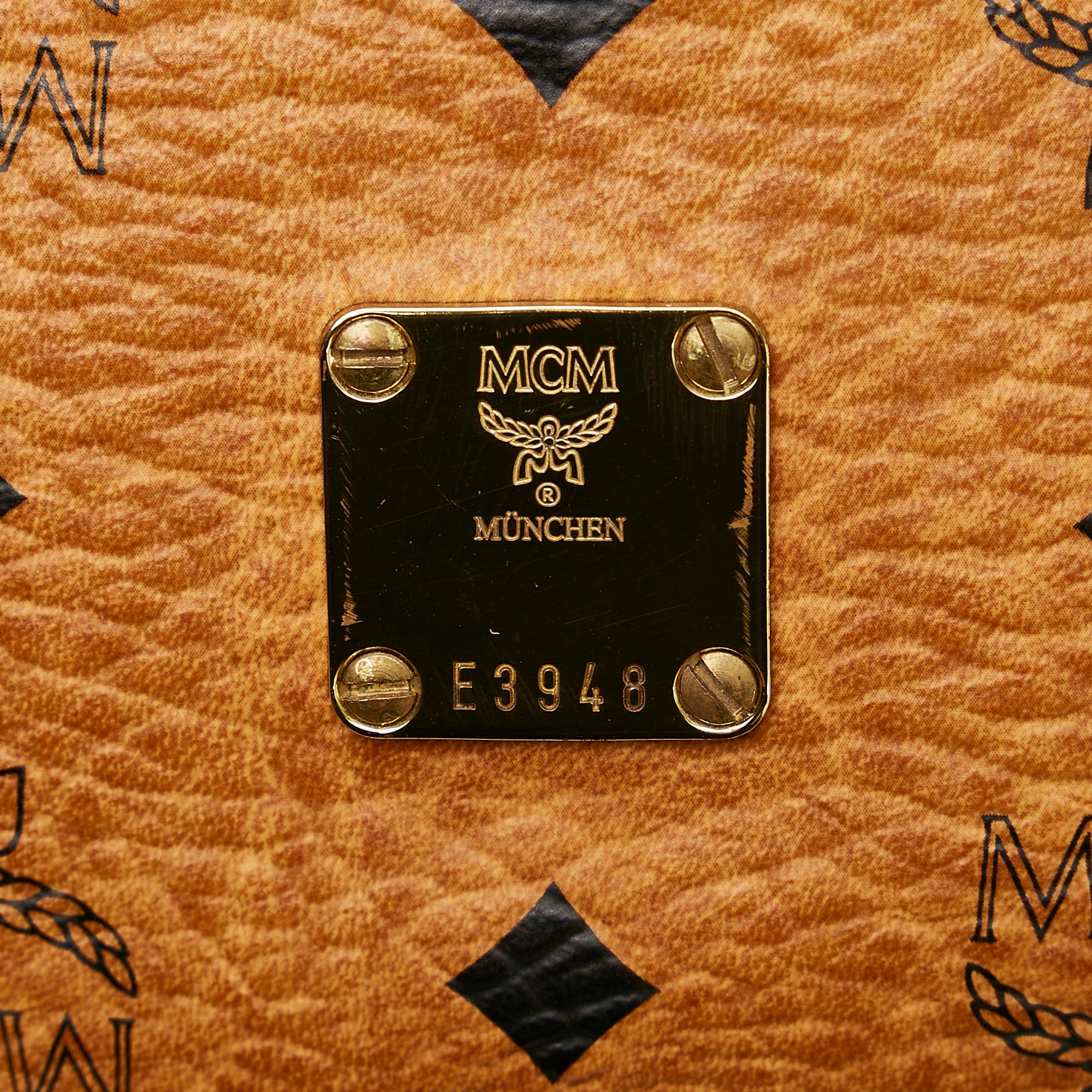 MCM Visetos Leather Crossbody Bag (SHG-28460)