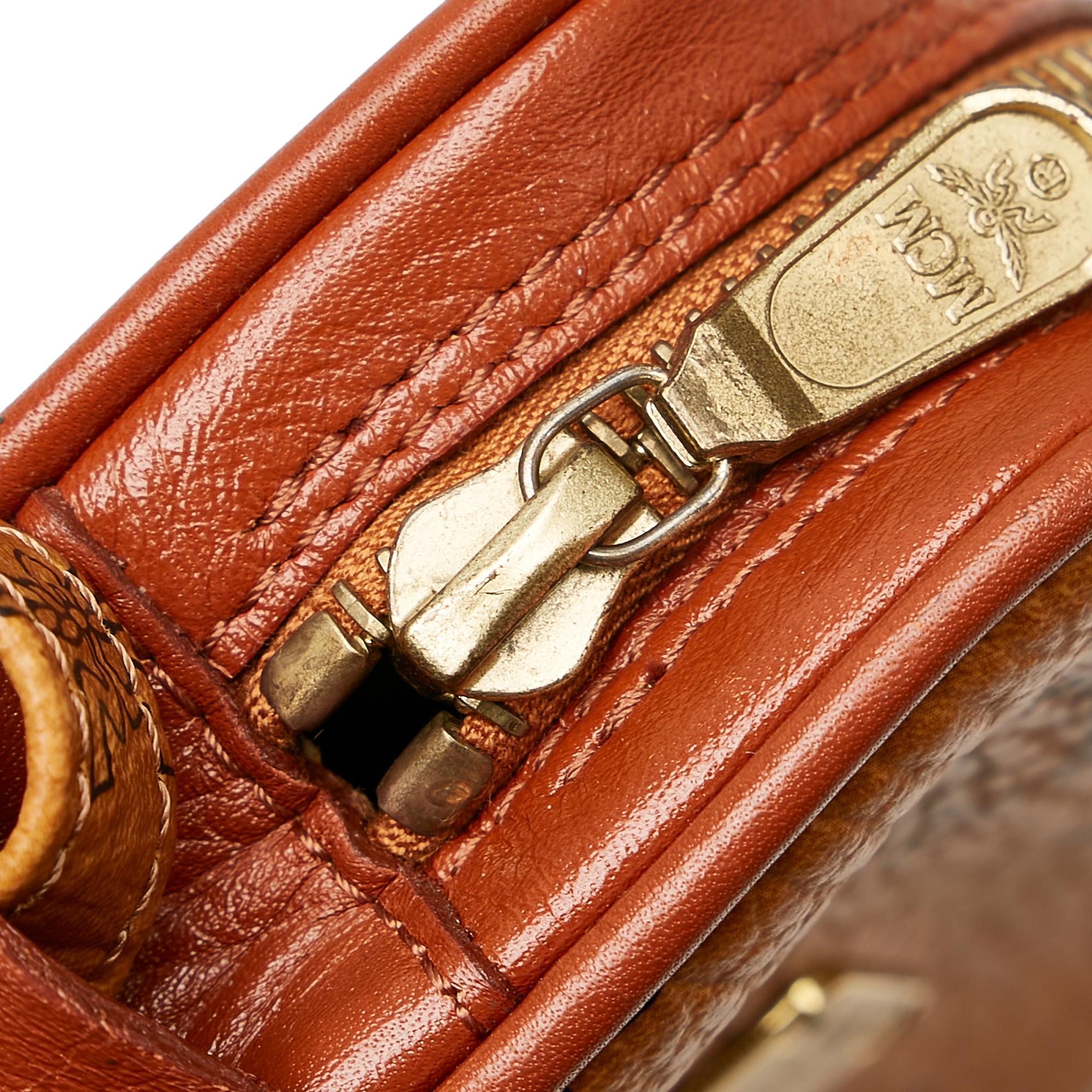 MCM Visetos Leather Crossbody Bag (SHG-28460)