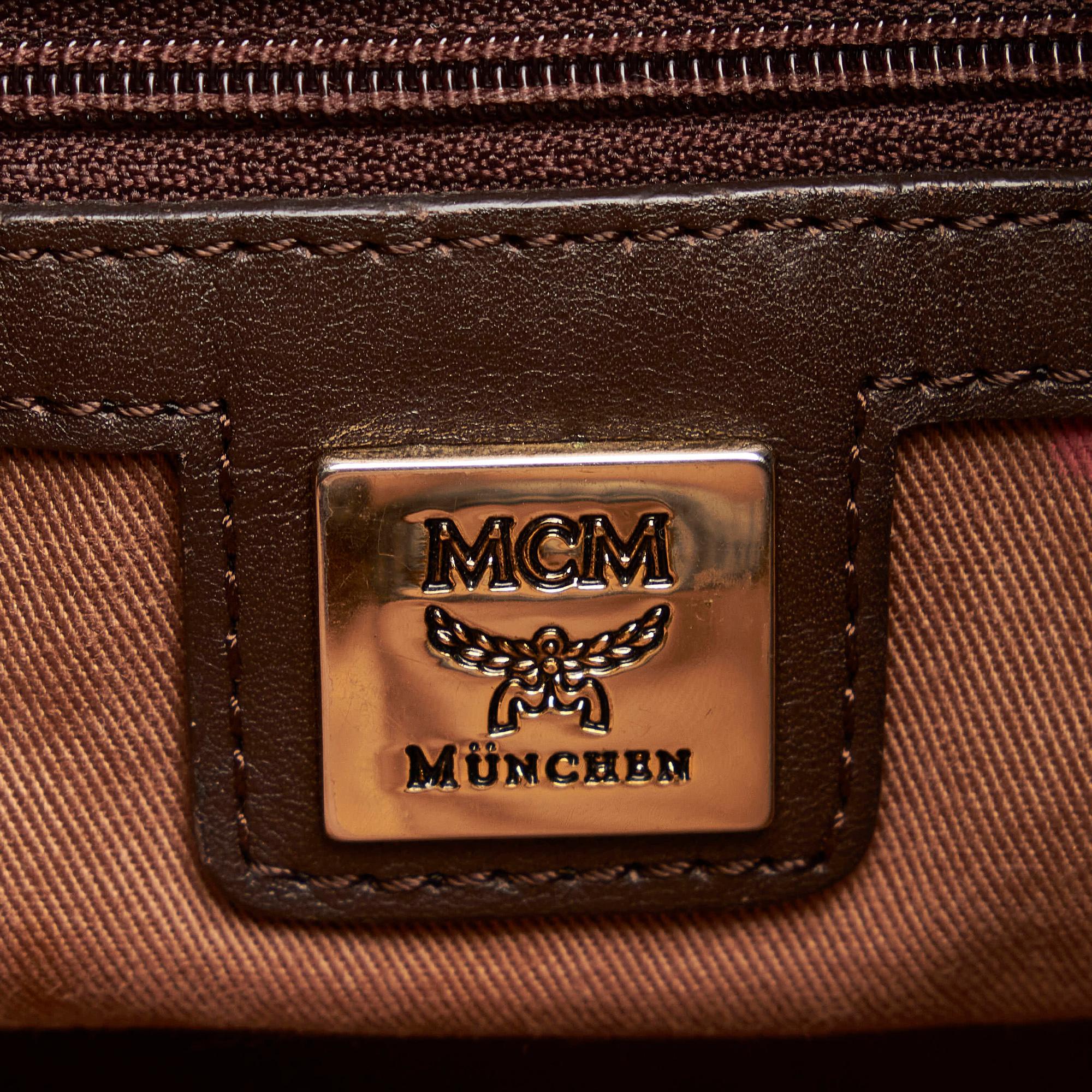MCM Visetos Leather Crossbody Bag (SHG-30706)