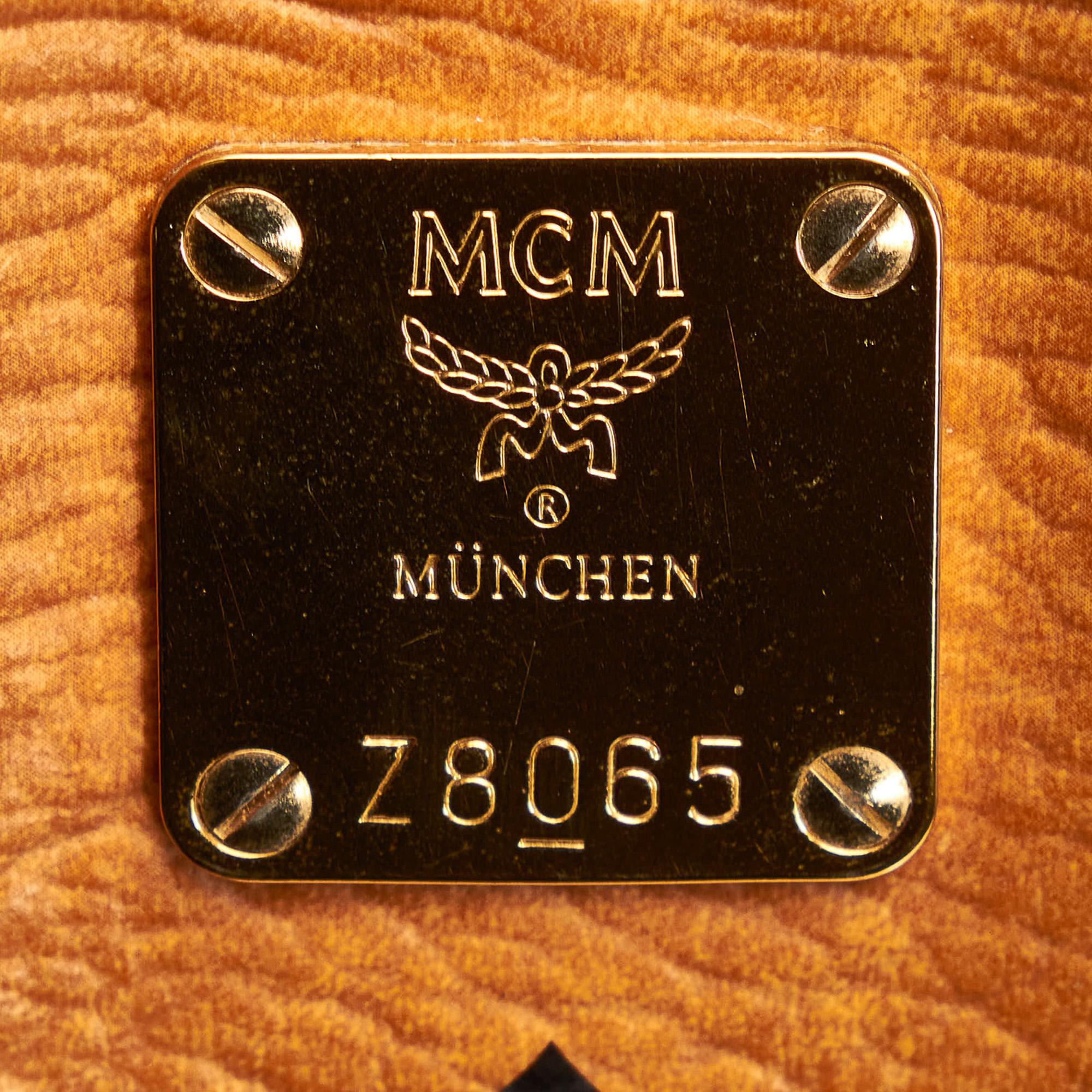 MCM Visetos Leather Crossbody Bag (SHG-30767)