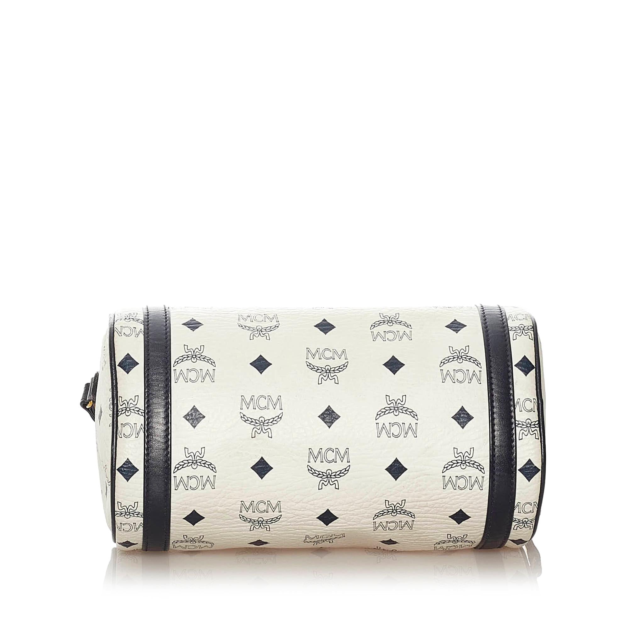 MCM Visetos Leather Crossbody Bag (SHG-33981)