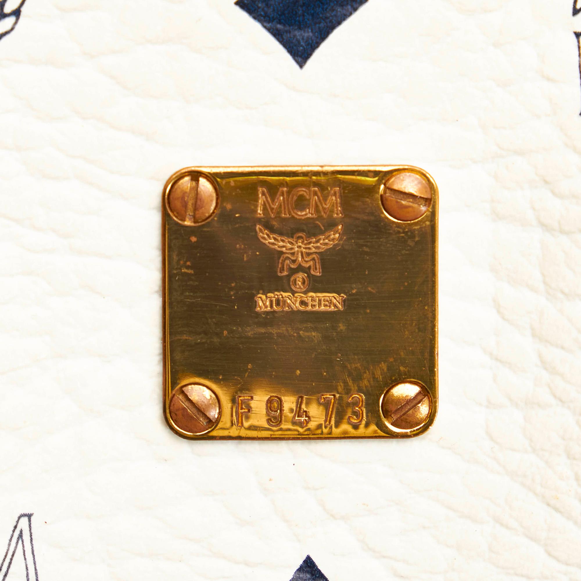 MCM Visetos Leather Crossbody Bag (SHG-33981)