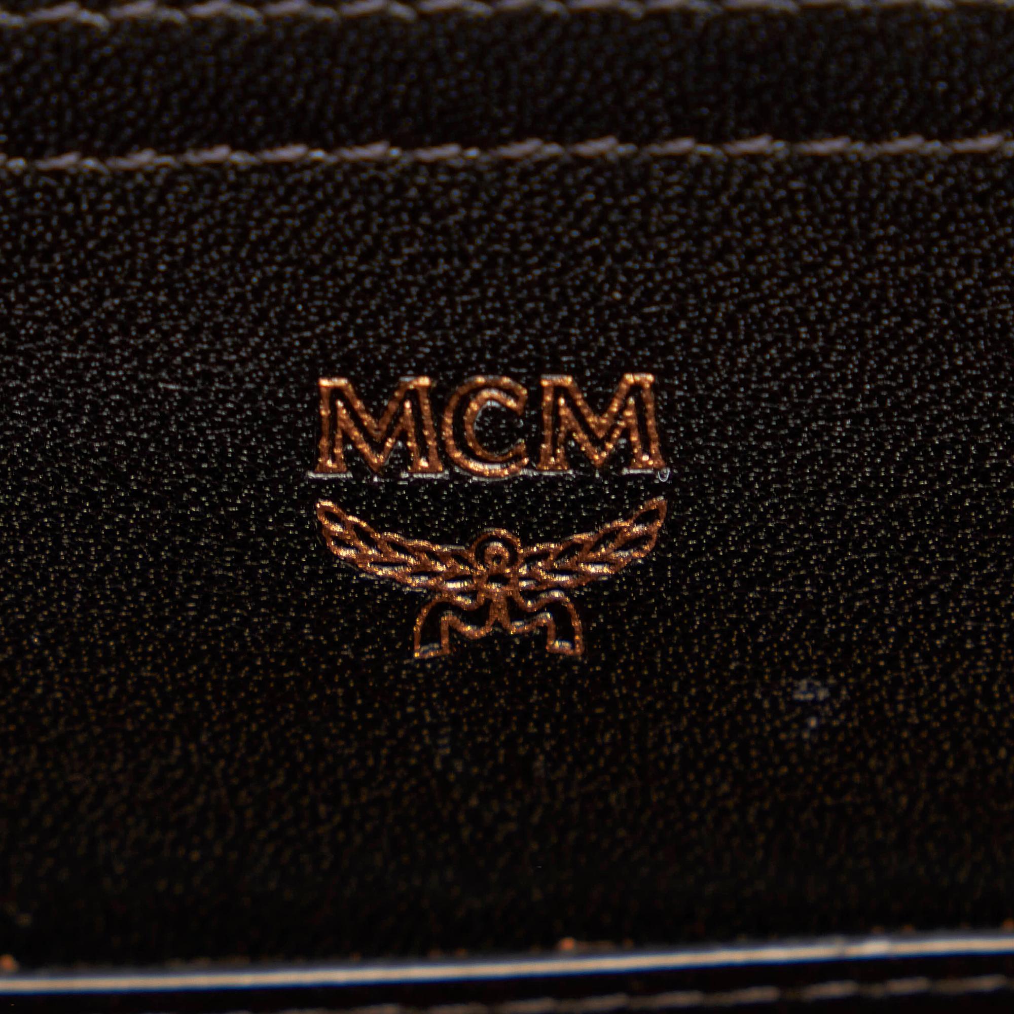 MCM Visetos Leather Drawstring Backpack (SHG-31607)