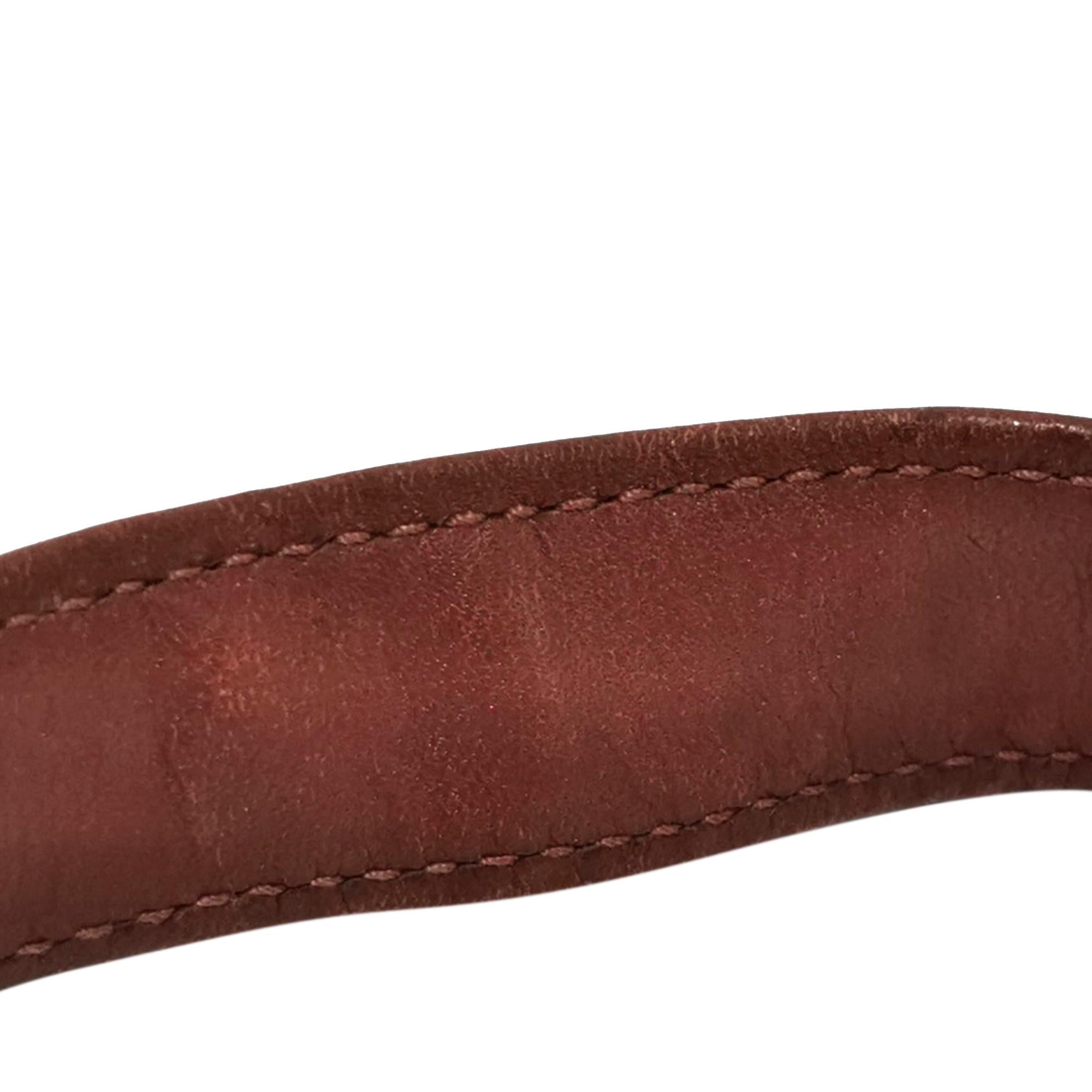 MCM Visetos Leather Drawstring Bucket Bag (SHG-28152)