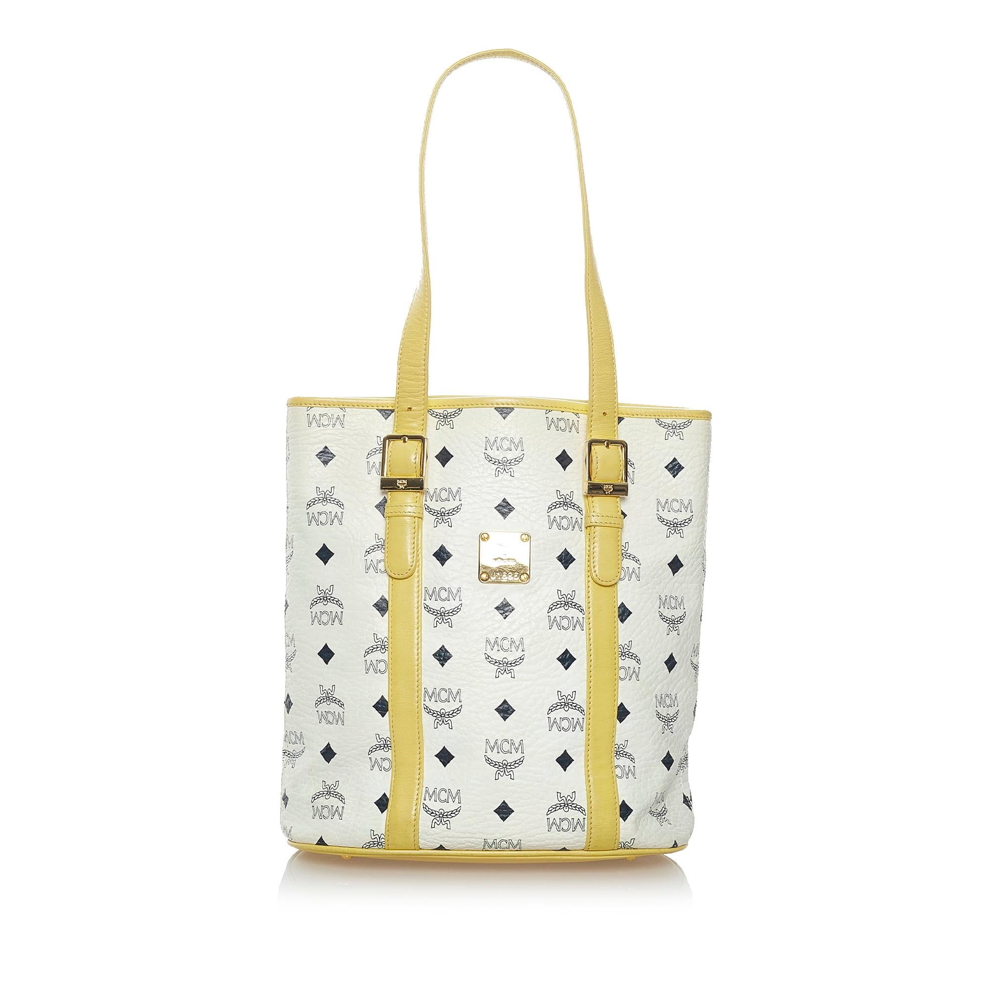 MCM Visetos Leather Handbag (SHG-29594)