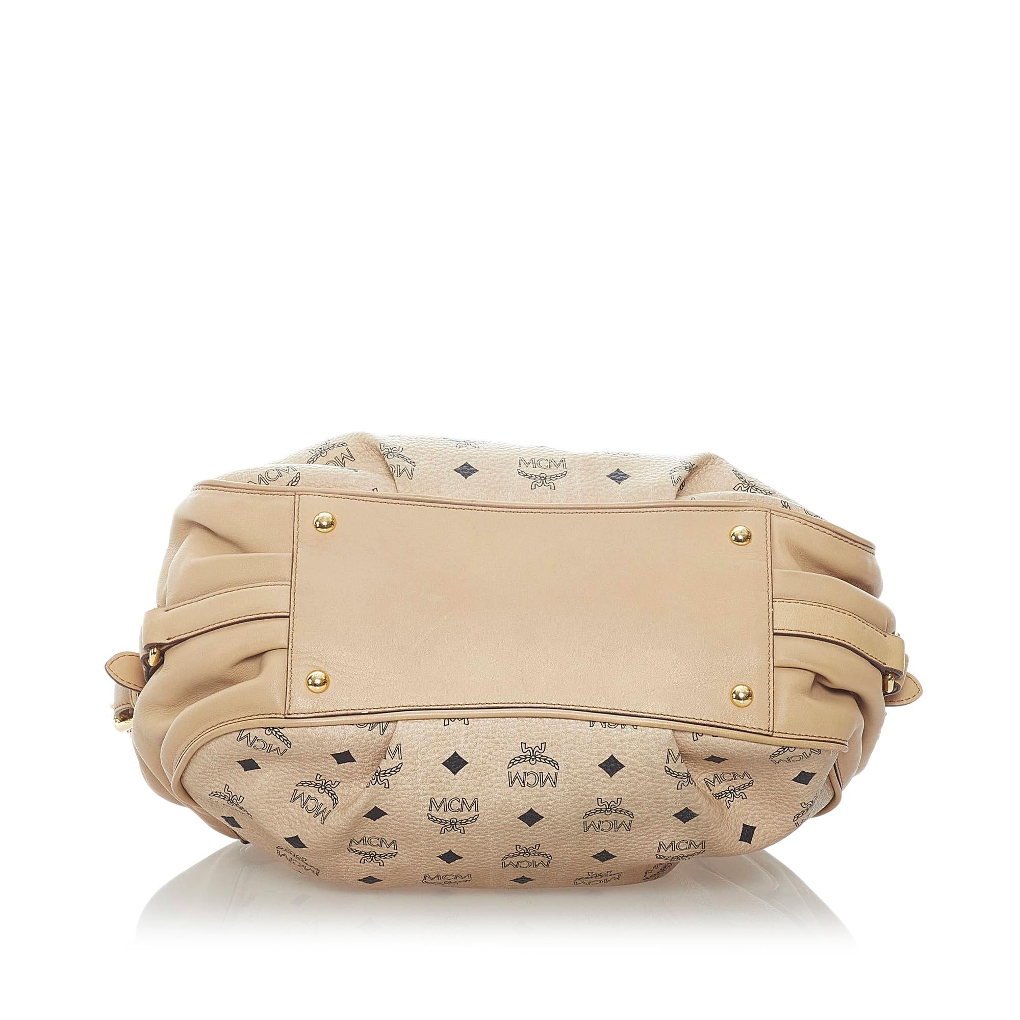 MCM Visetos Leather Handbag (SHG-32294)