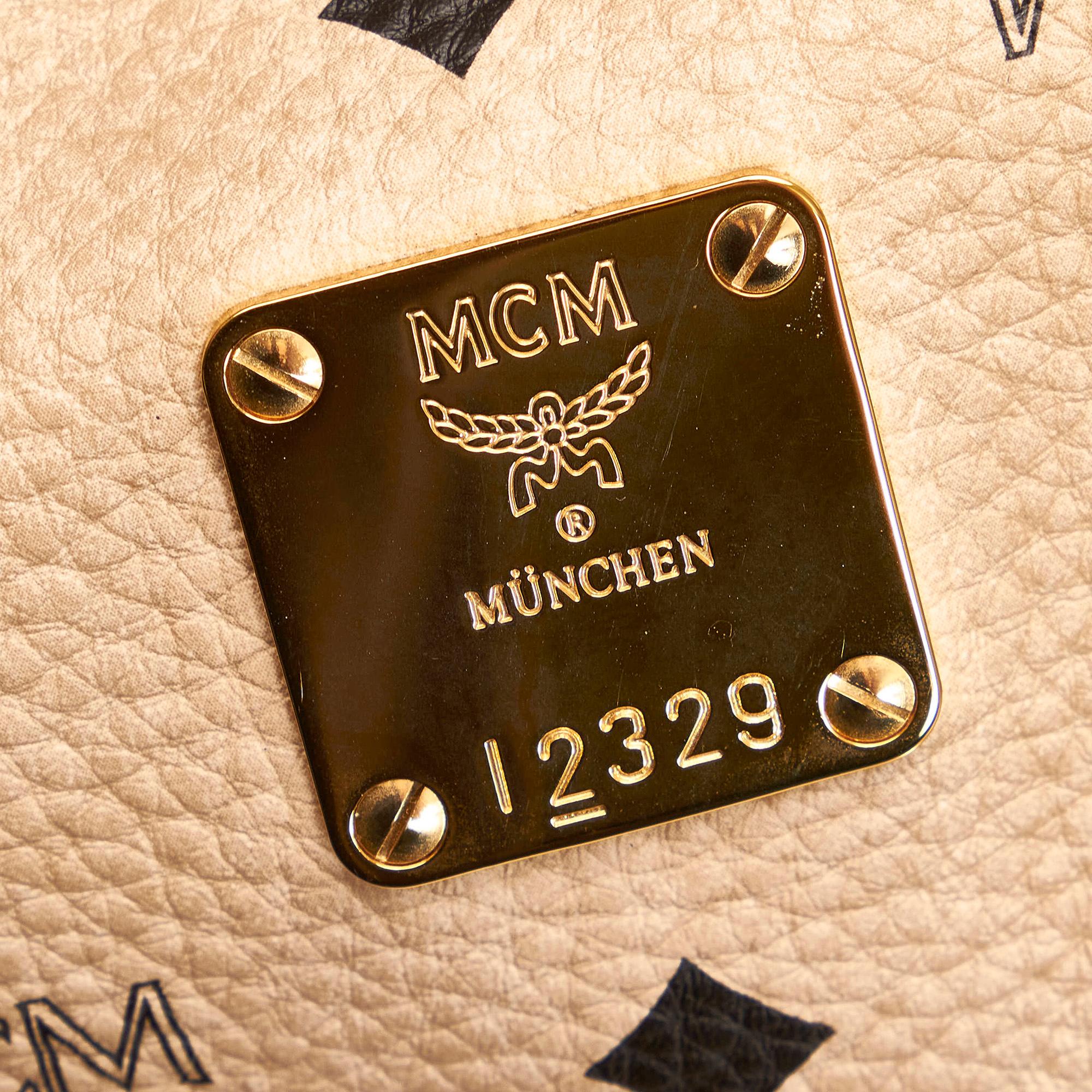 MCM Visetos Leather Handbag (SHG-32294)