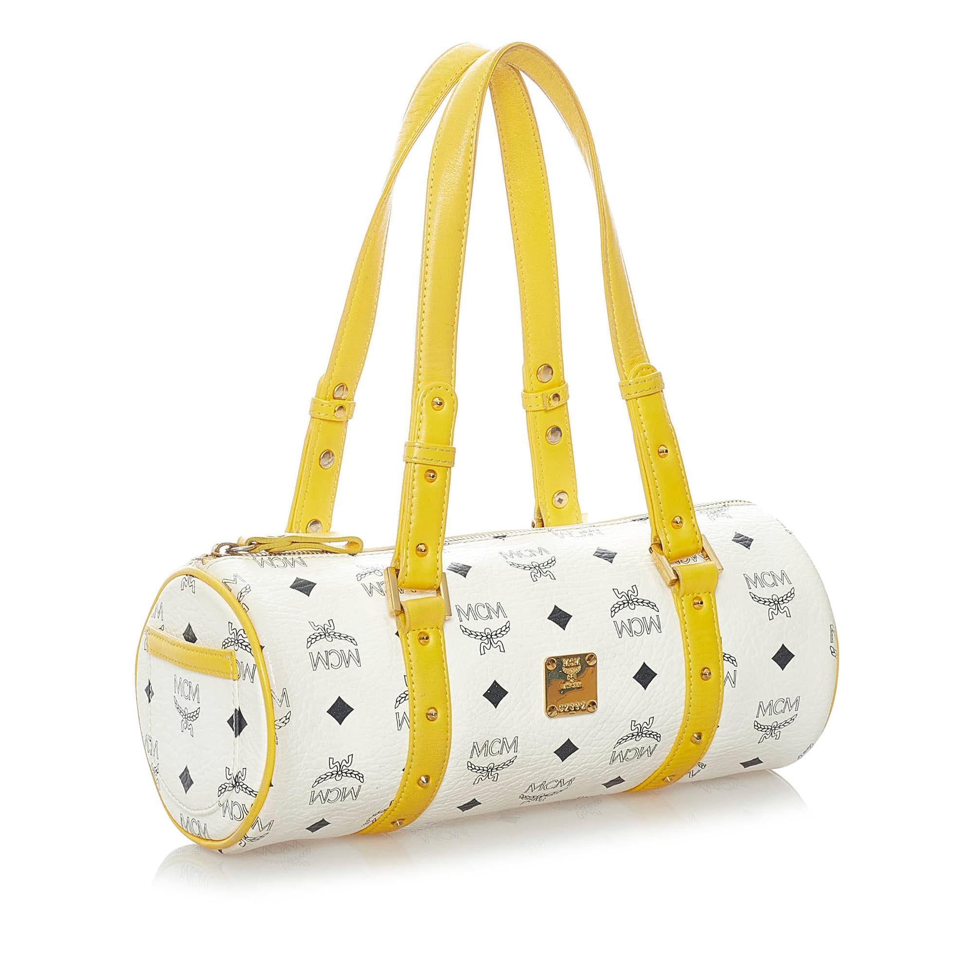 MCM Visetos Leather Handbag (SHG-32656)