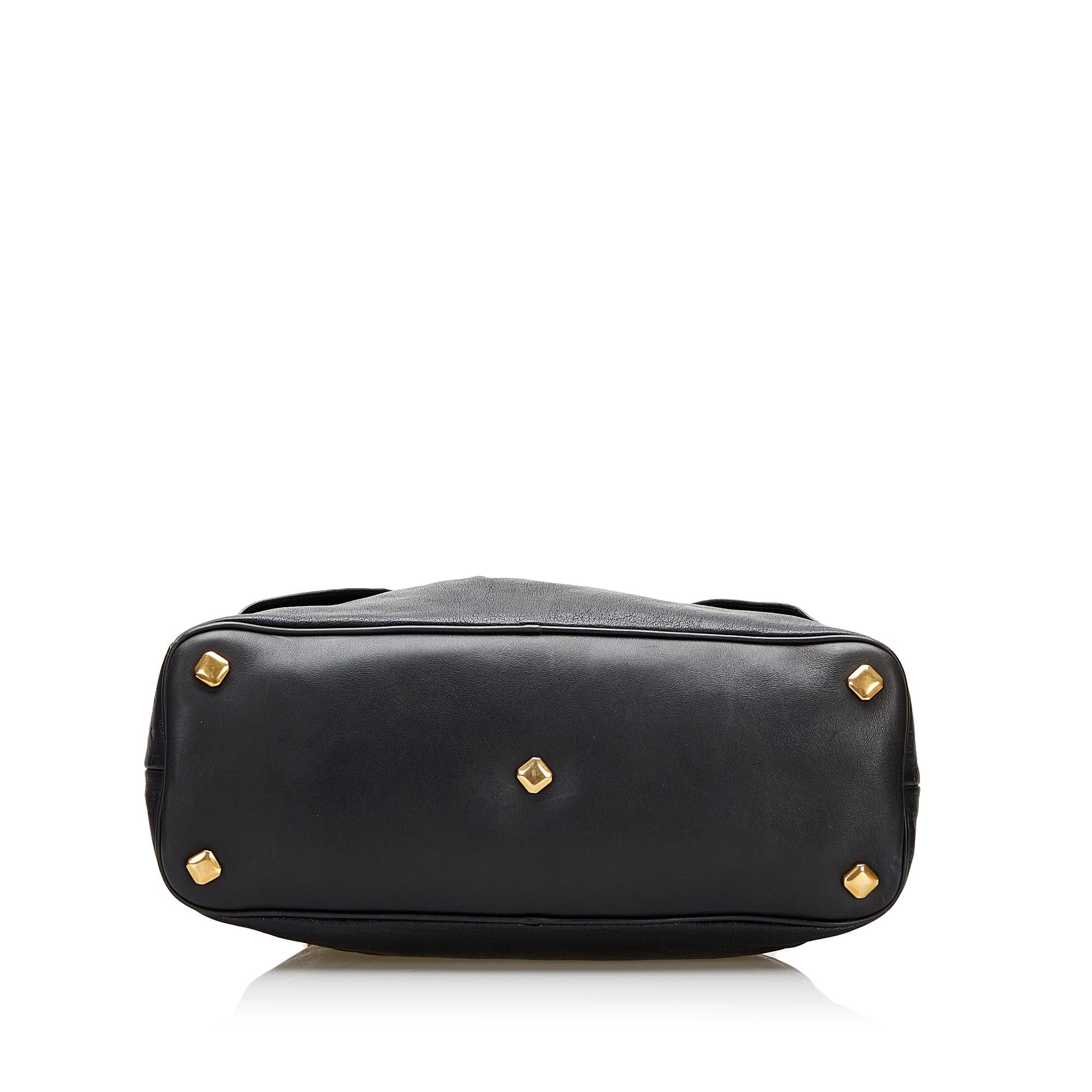 MCM Visetos Leather Handbag (SHG-36633)