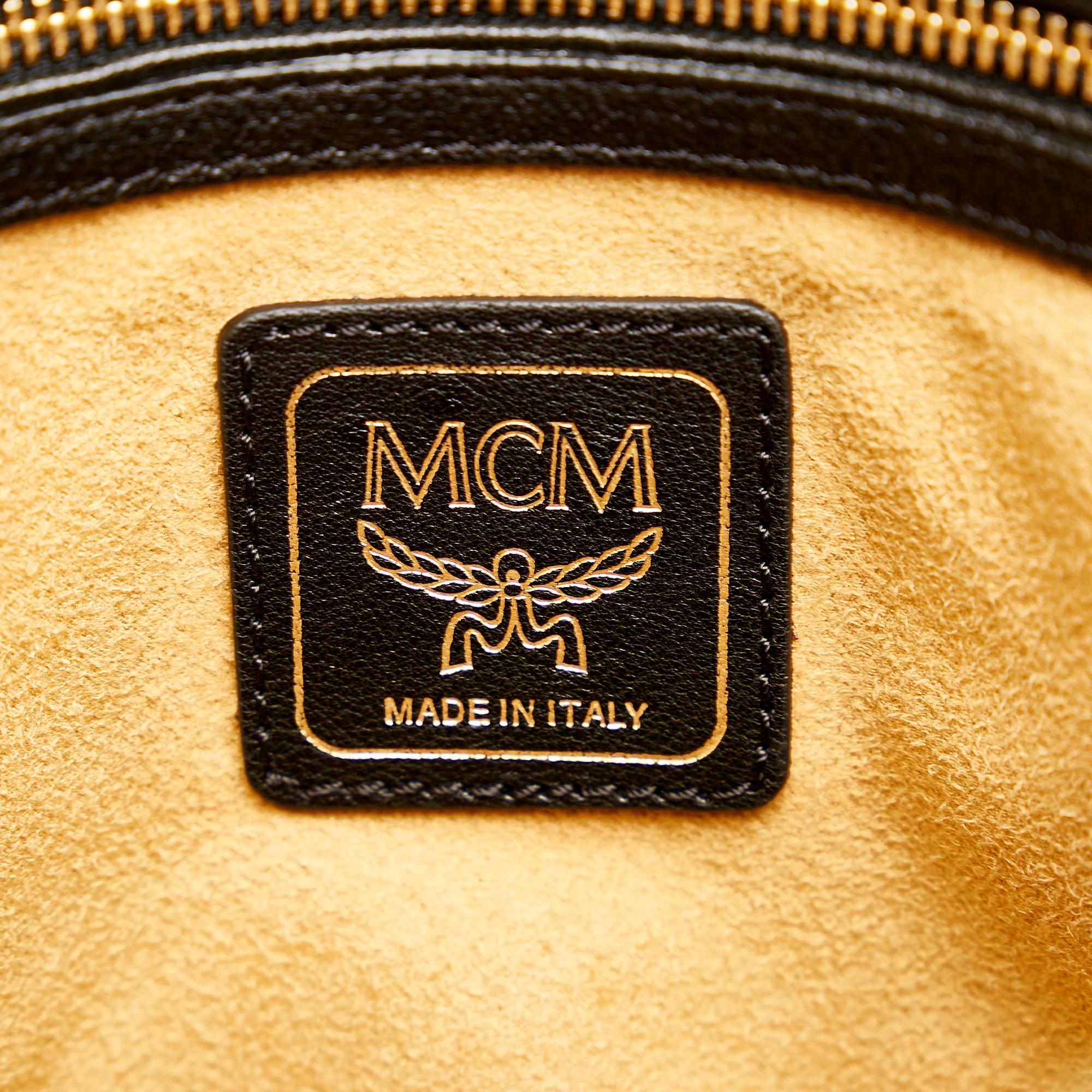 MCM Visetos Leather Handbag (SHG-36633)