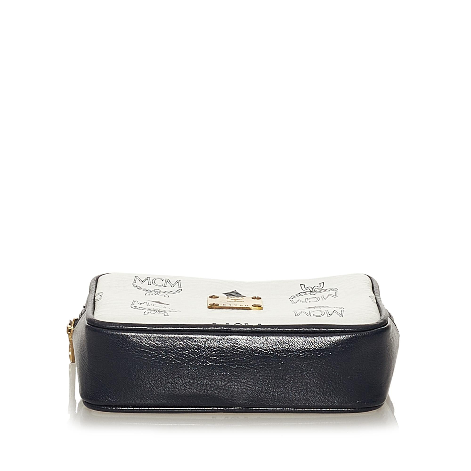 MCM Visetos Leather Pouch (SHG-28461)