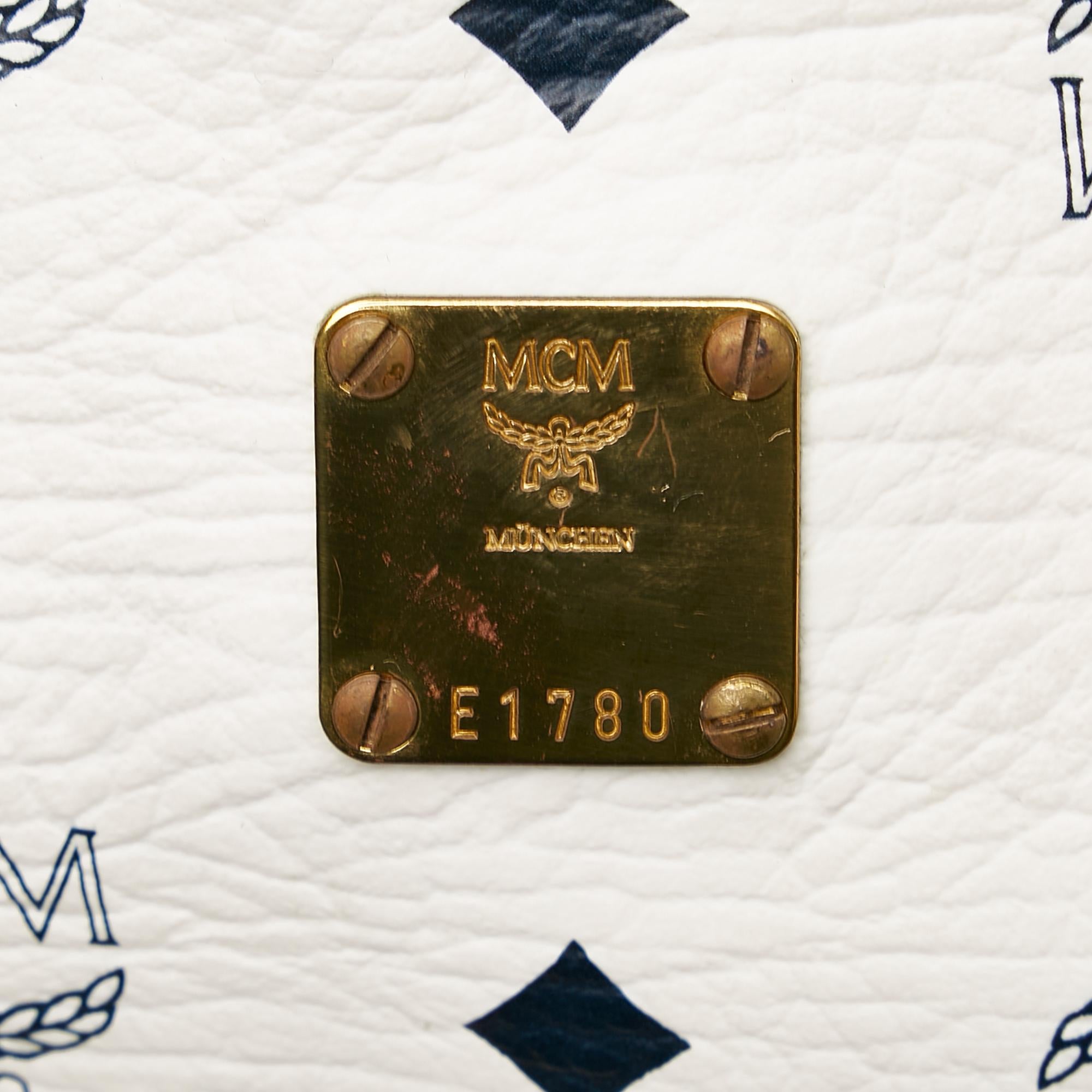 MCM Visetos Leather Pouch (SHG-28461)