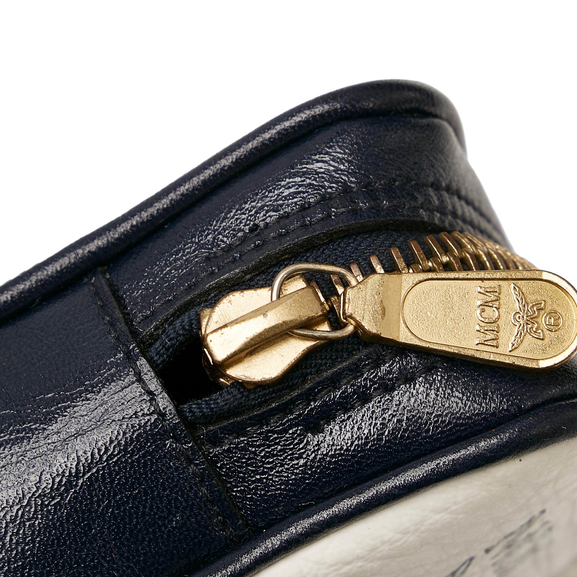 MCM Visetos Leather Pouch (SHG-28461)