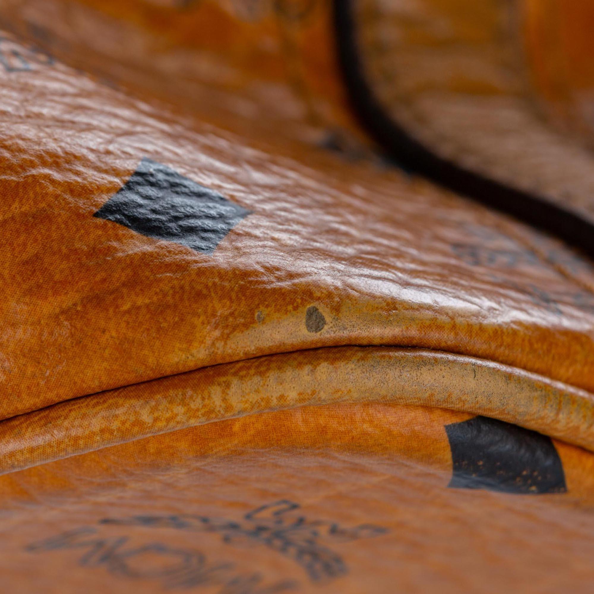 MCM Visetos Leather Satchel (SHG-32174)