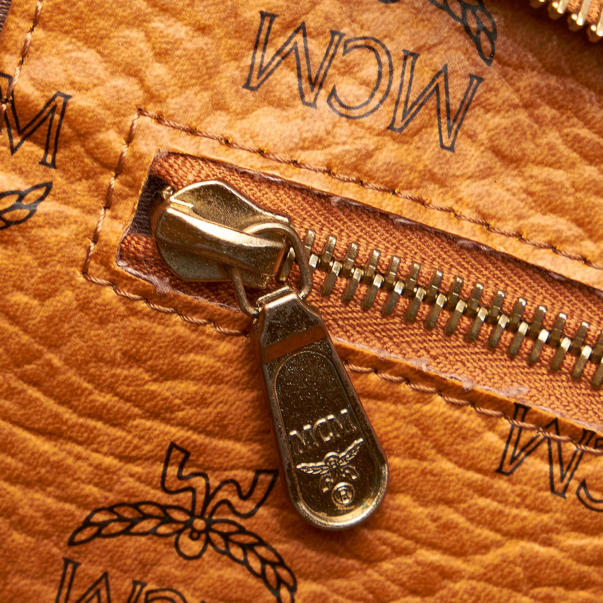 MCM Visetos Leather Shoulder Bag (SHG-28376)