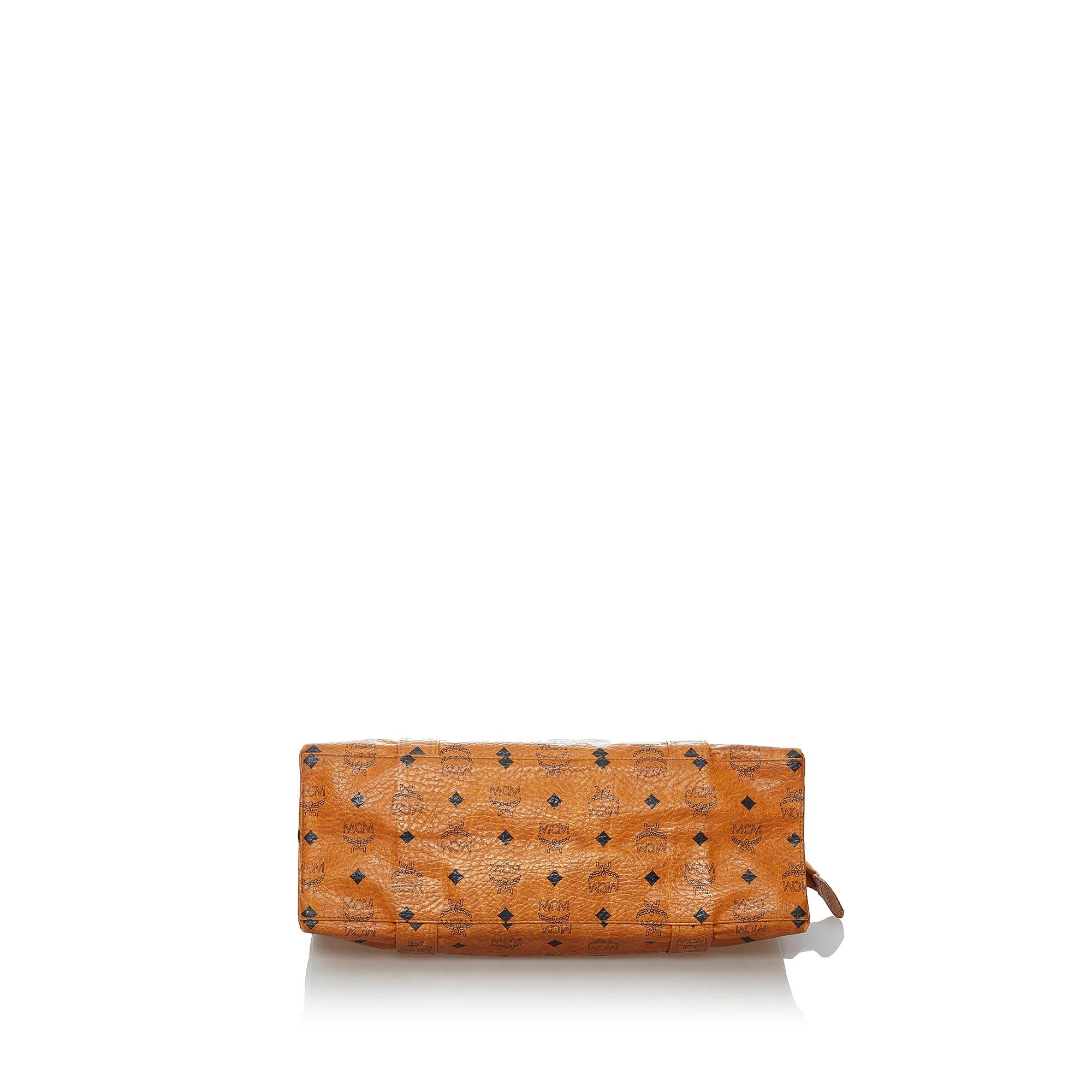 MCM Visetos Leather Shoulder Bag (SHG-30160)