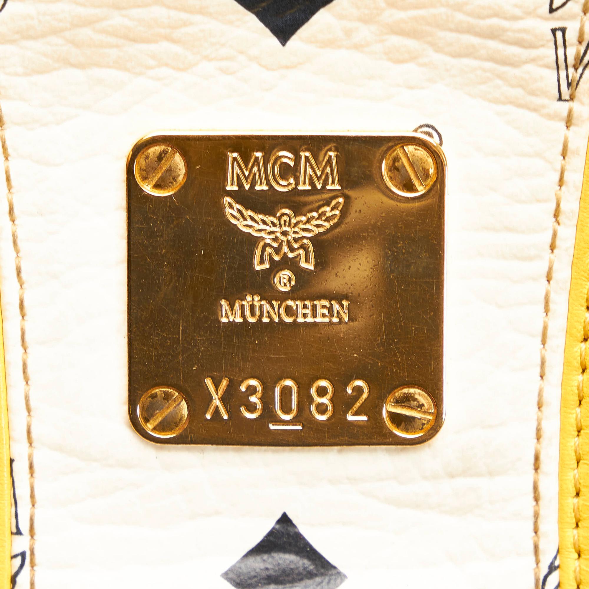 MCM Visetos Leather Shoulder Bag (SHG-33364)