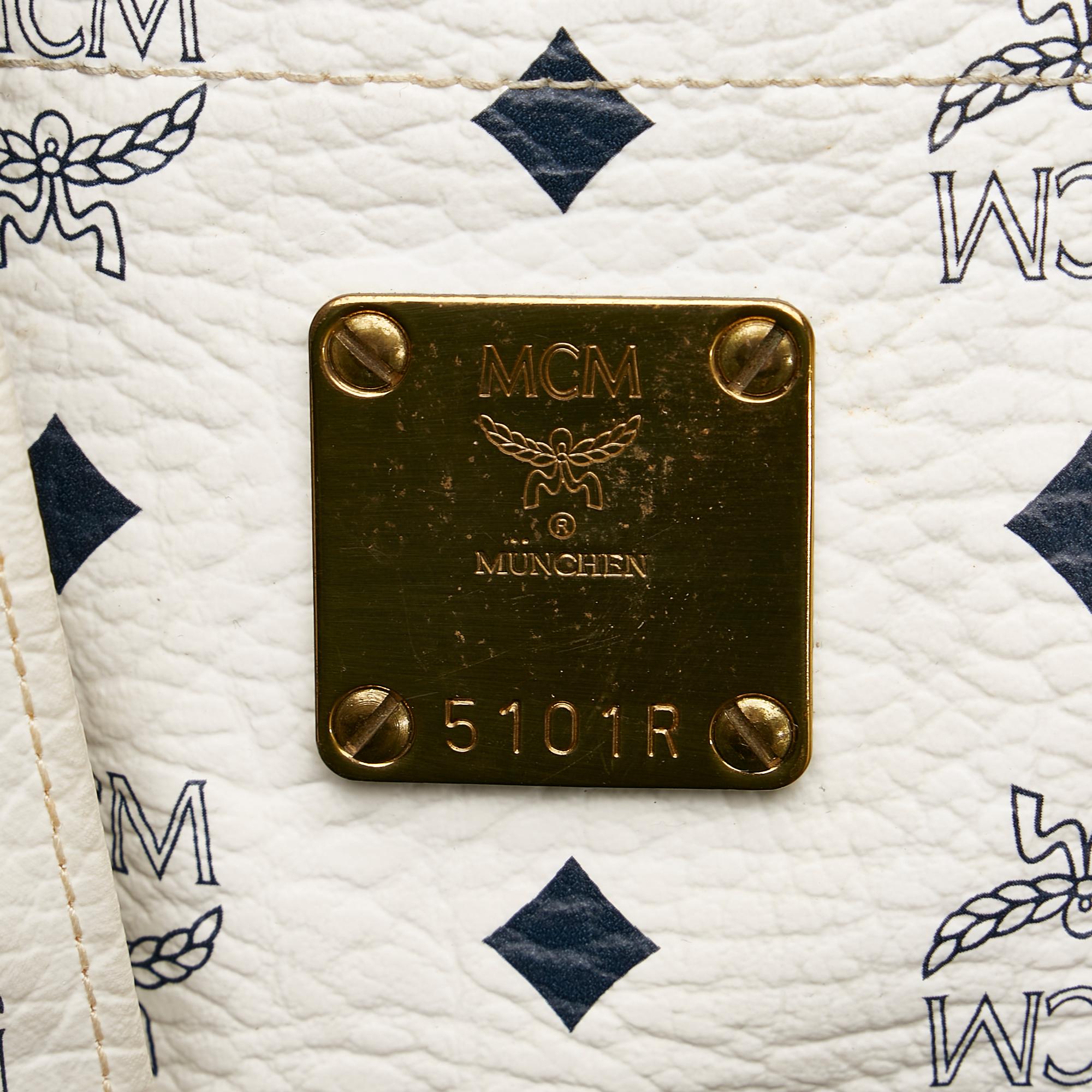 MCM Visetos Leather Tote Bag (SHG-29881)