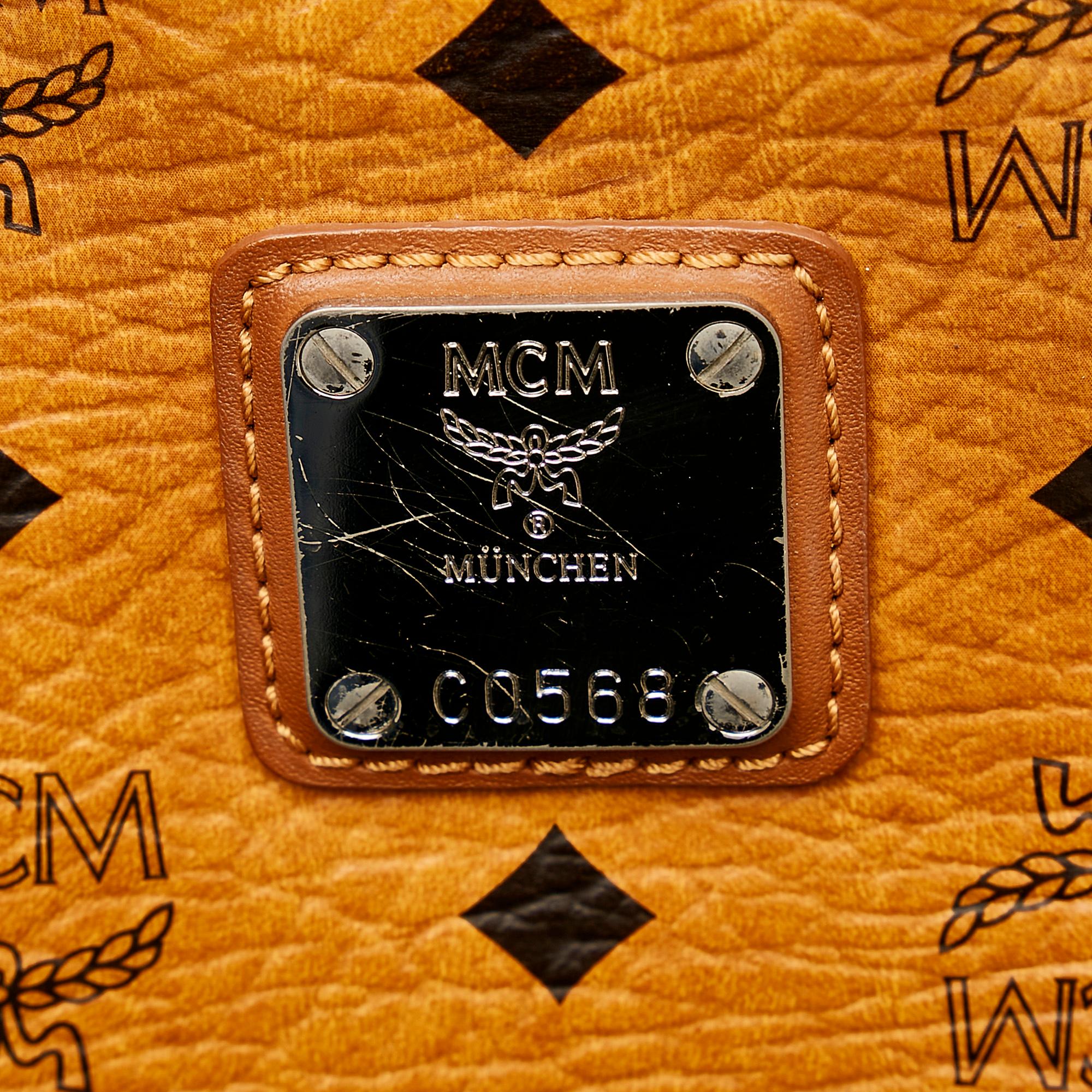 MCM Visetos Leather Tote Bag (SHG-31461)