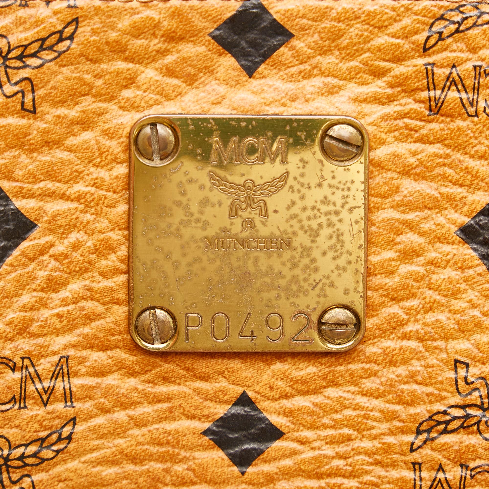 MCM Visetos Leather Tote Bag (SHG-32287)