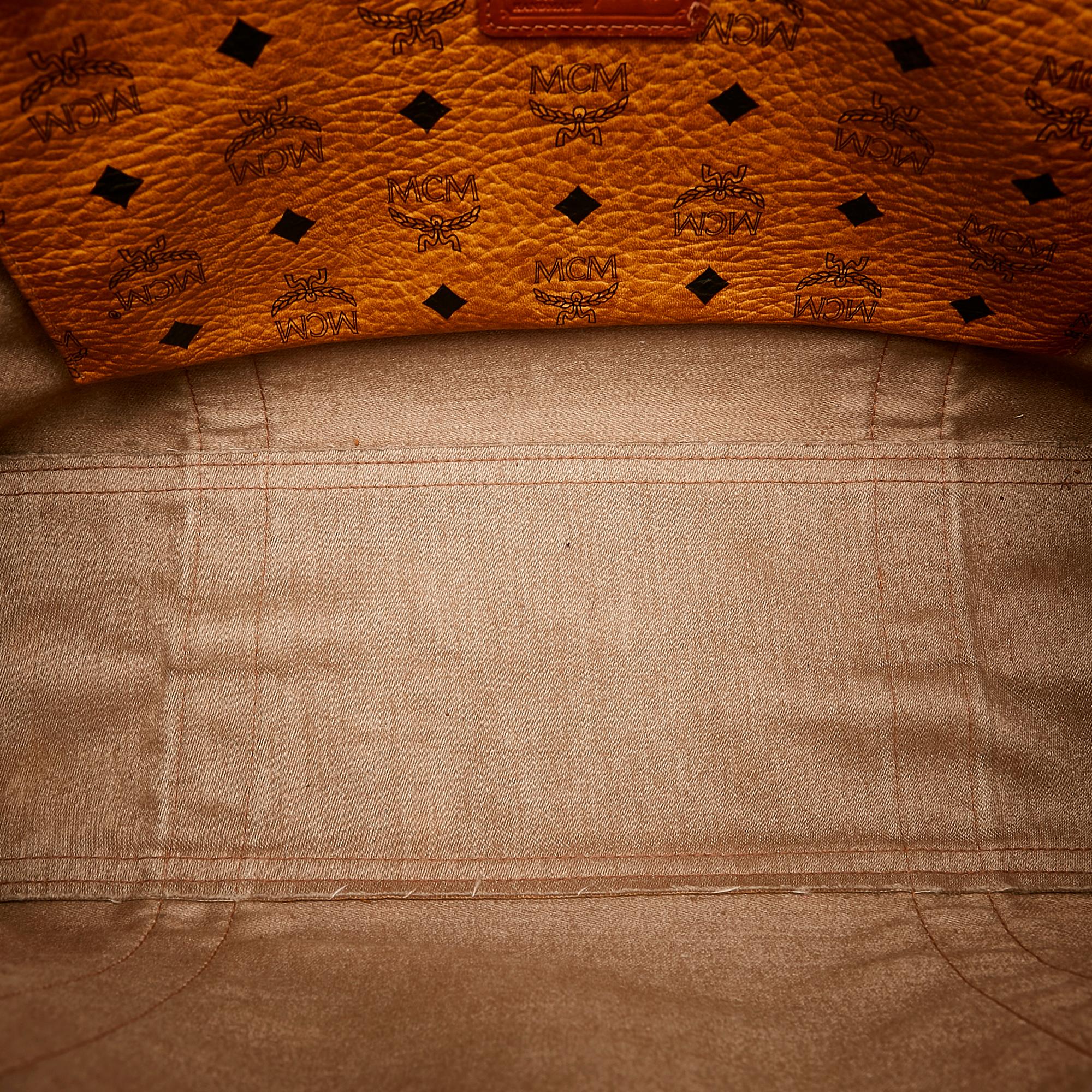 MCM Visetos Leather Tote Bag (SHG-32287)