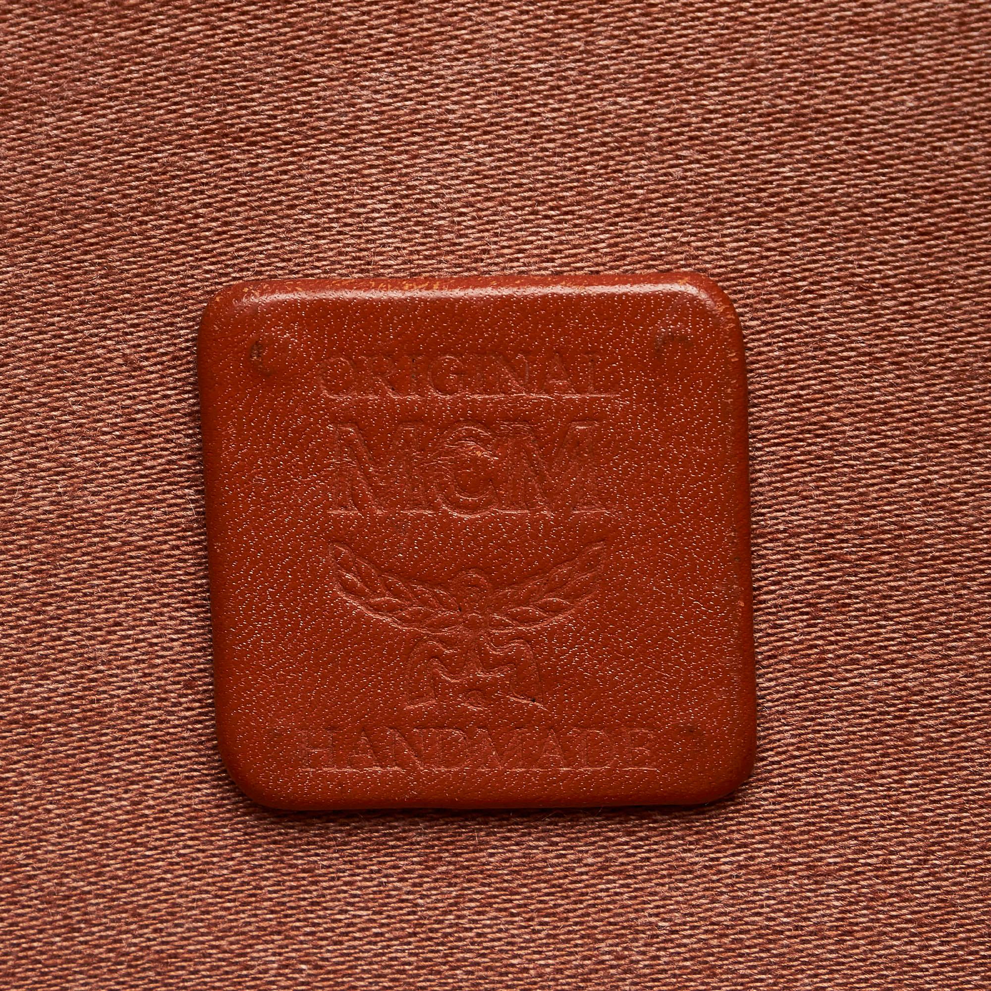 MCM Visetos Leather Tote Bag (SHG-32297)