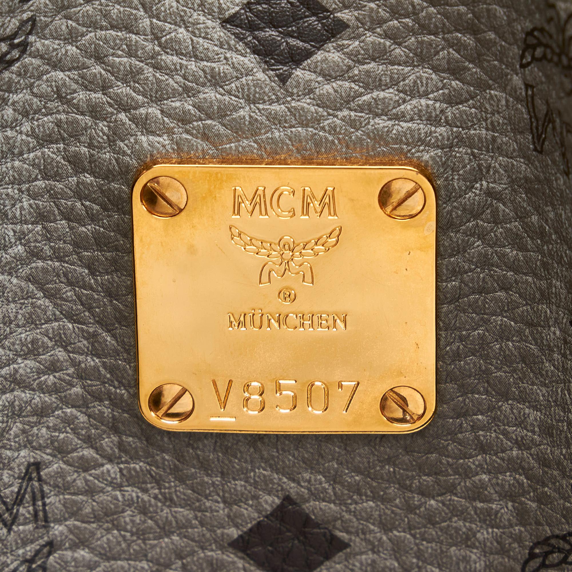 MCM Visetos Leather Tote Bag (SHG-33348)