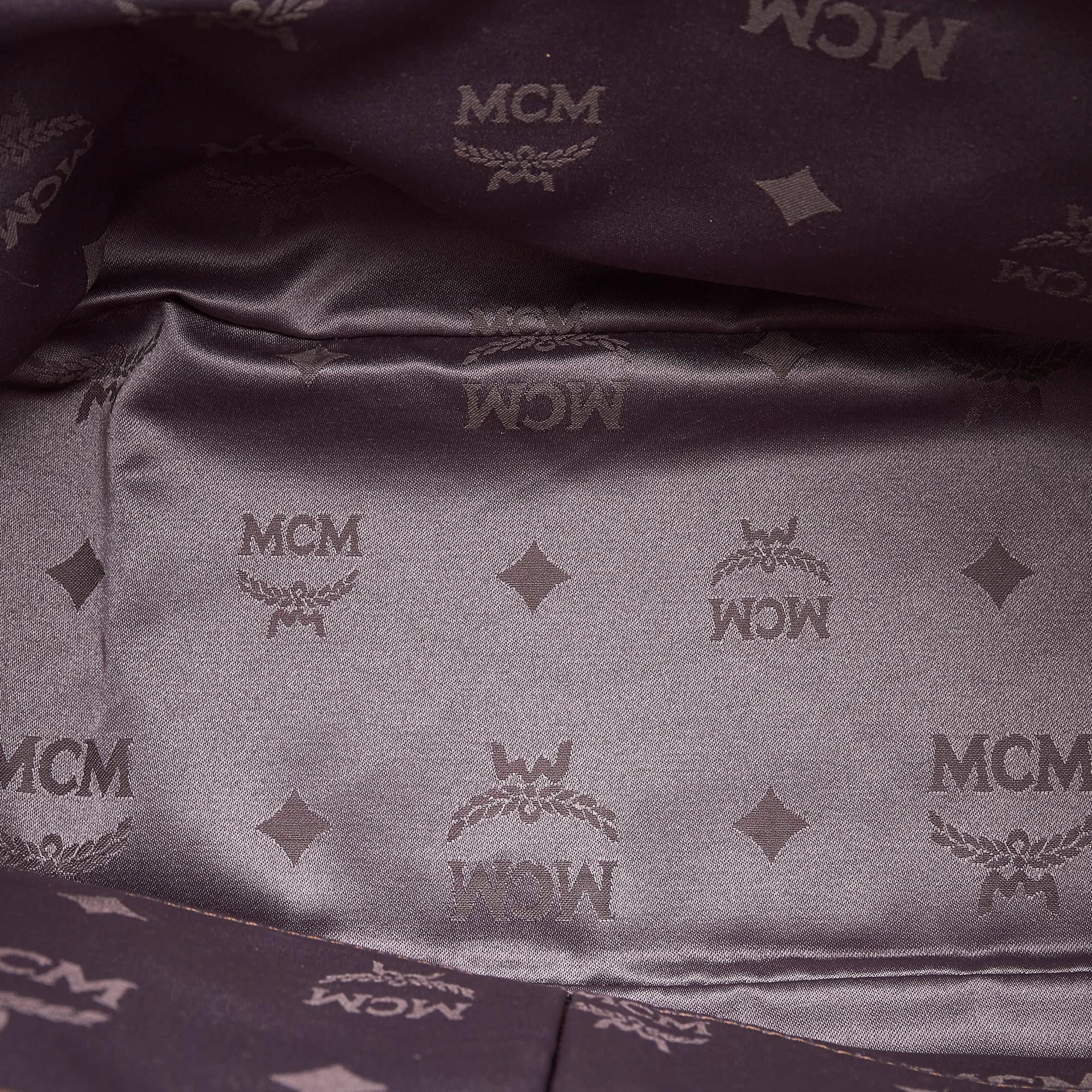 MCM Visetos Leather Tote Bag (SHG-33348)