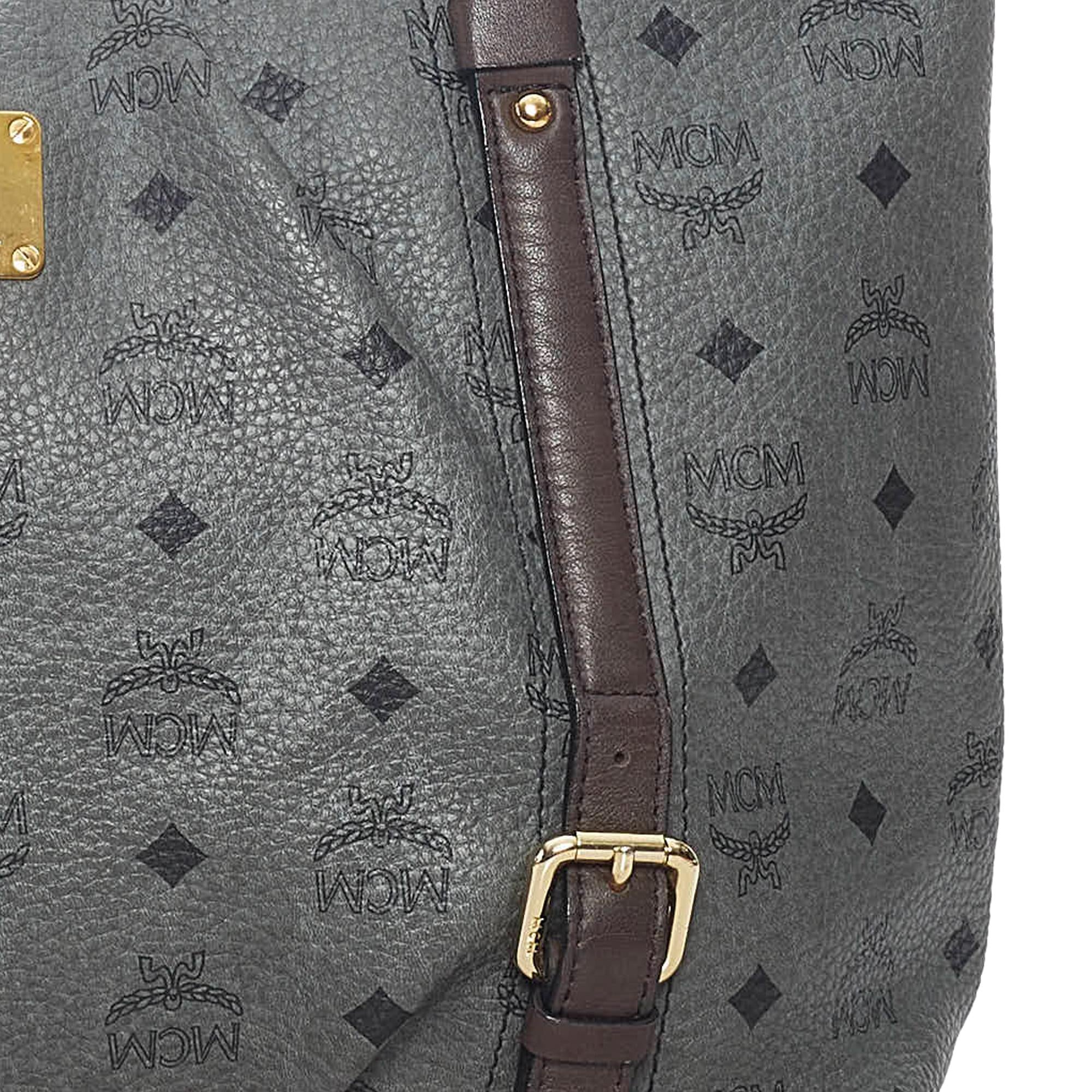 MCM Visetos Leather Tote Bag (SHG-33348)