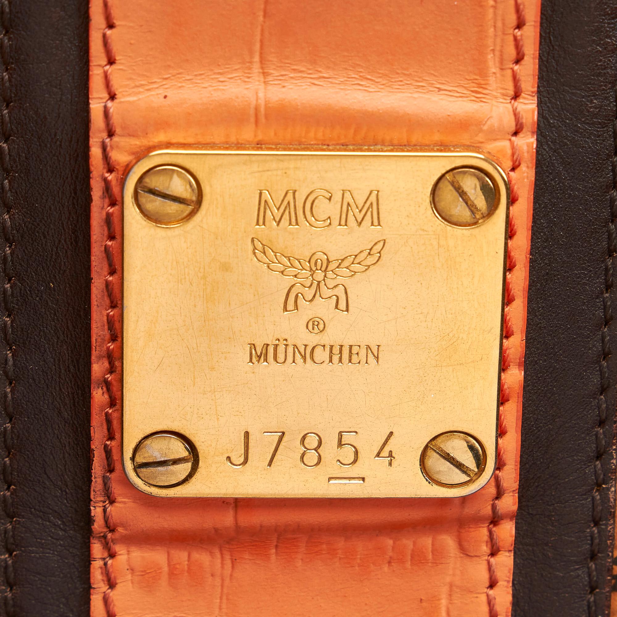 MCM Visetos Leather Tote Bag (SHG-33351)