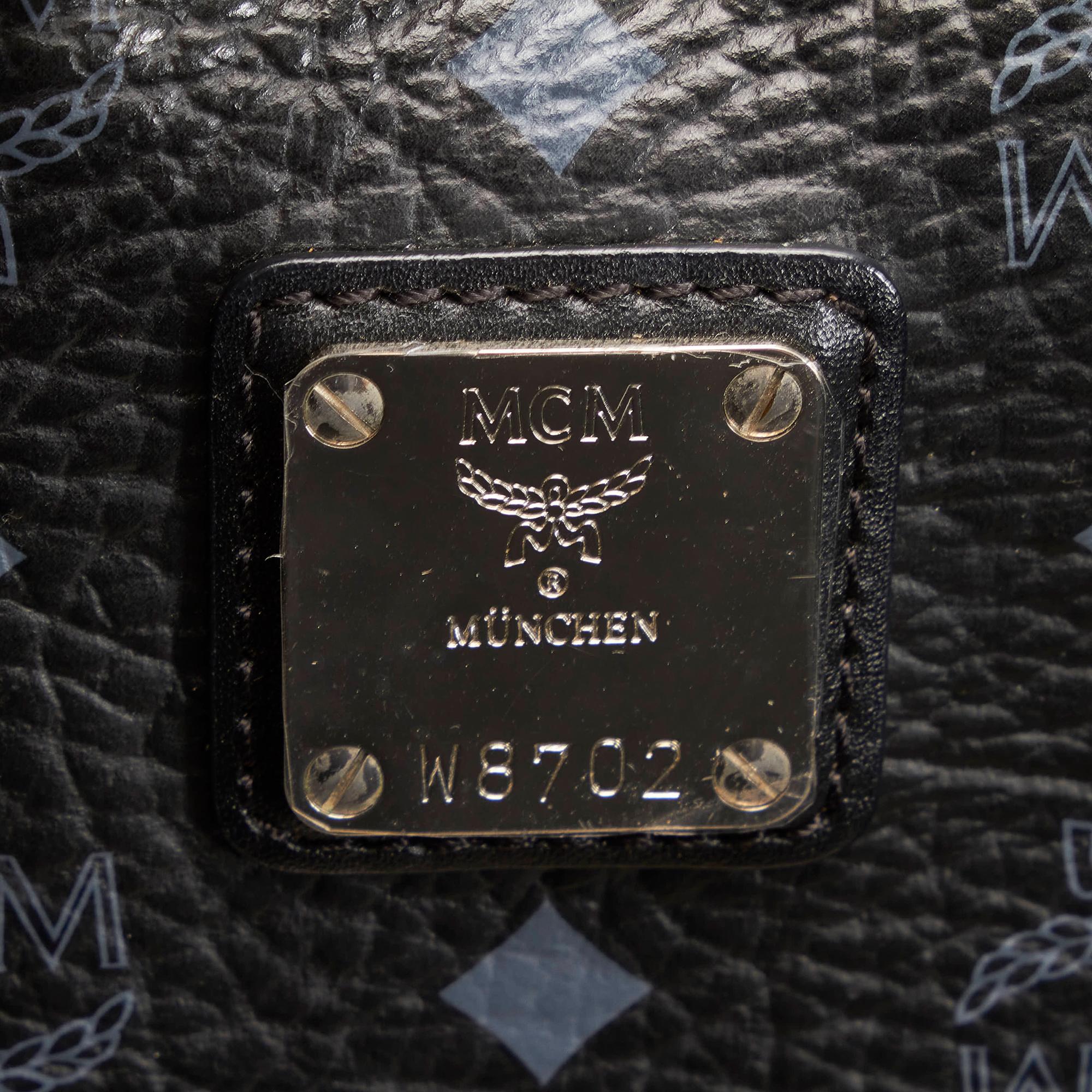 MCM Visetos Leather Tote Bag (SHG-33353)